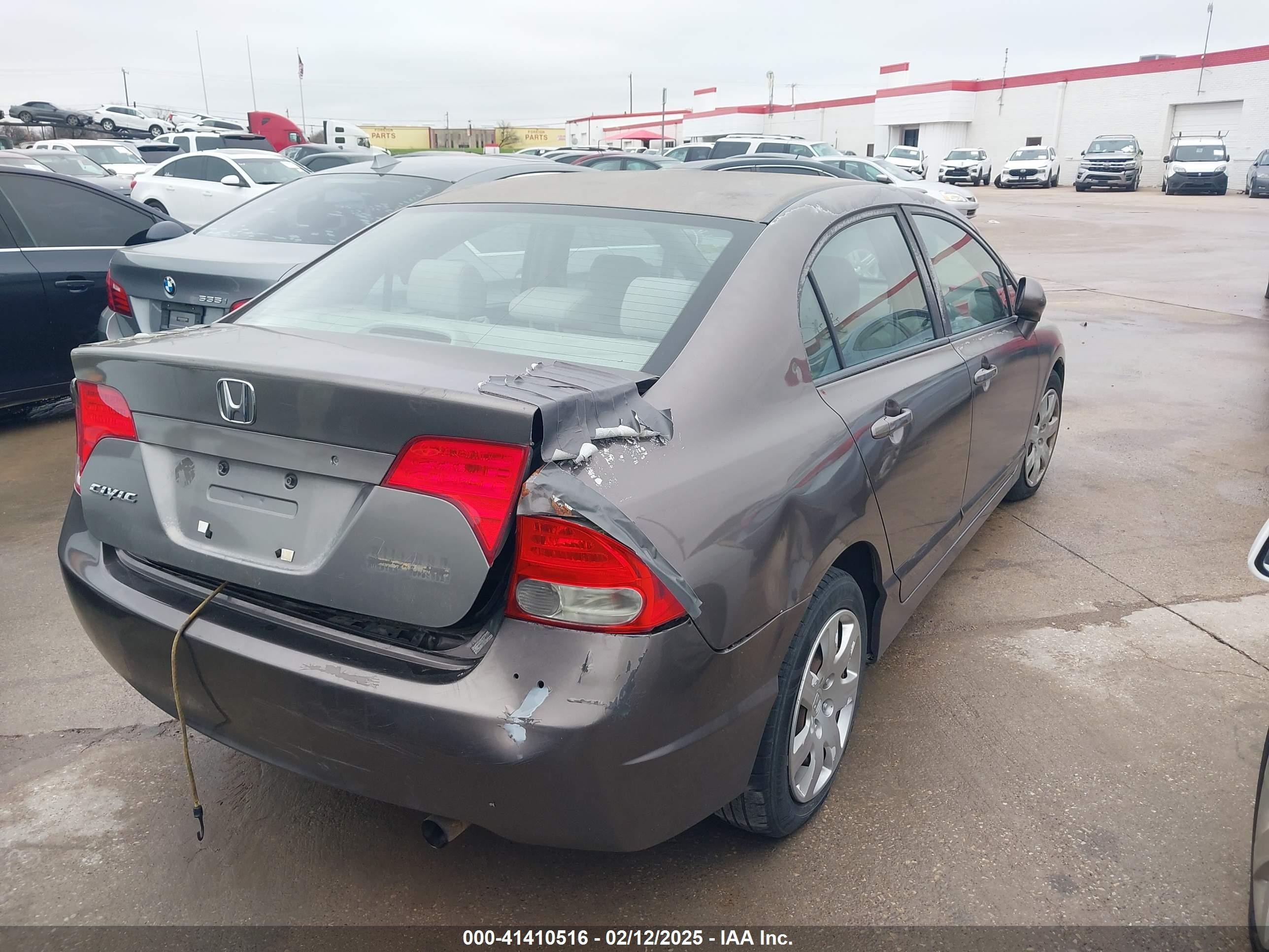 2010 Honda Civic Lx Серый vin: 2HGFA1F57AH524244