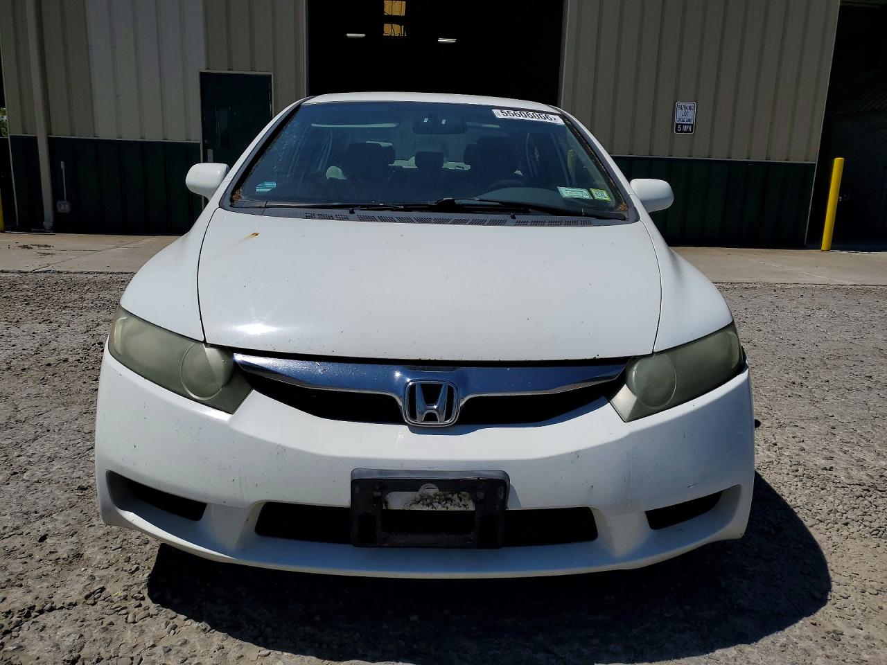2010 Honda Civic Lx White vin: 2HGFA1F57AH534515