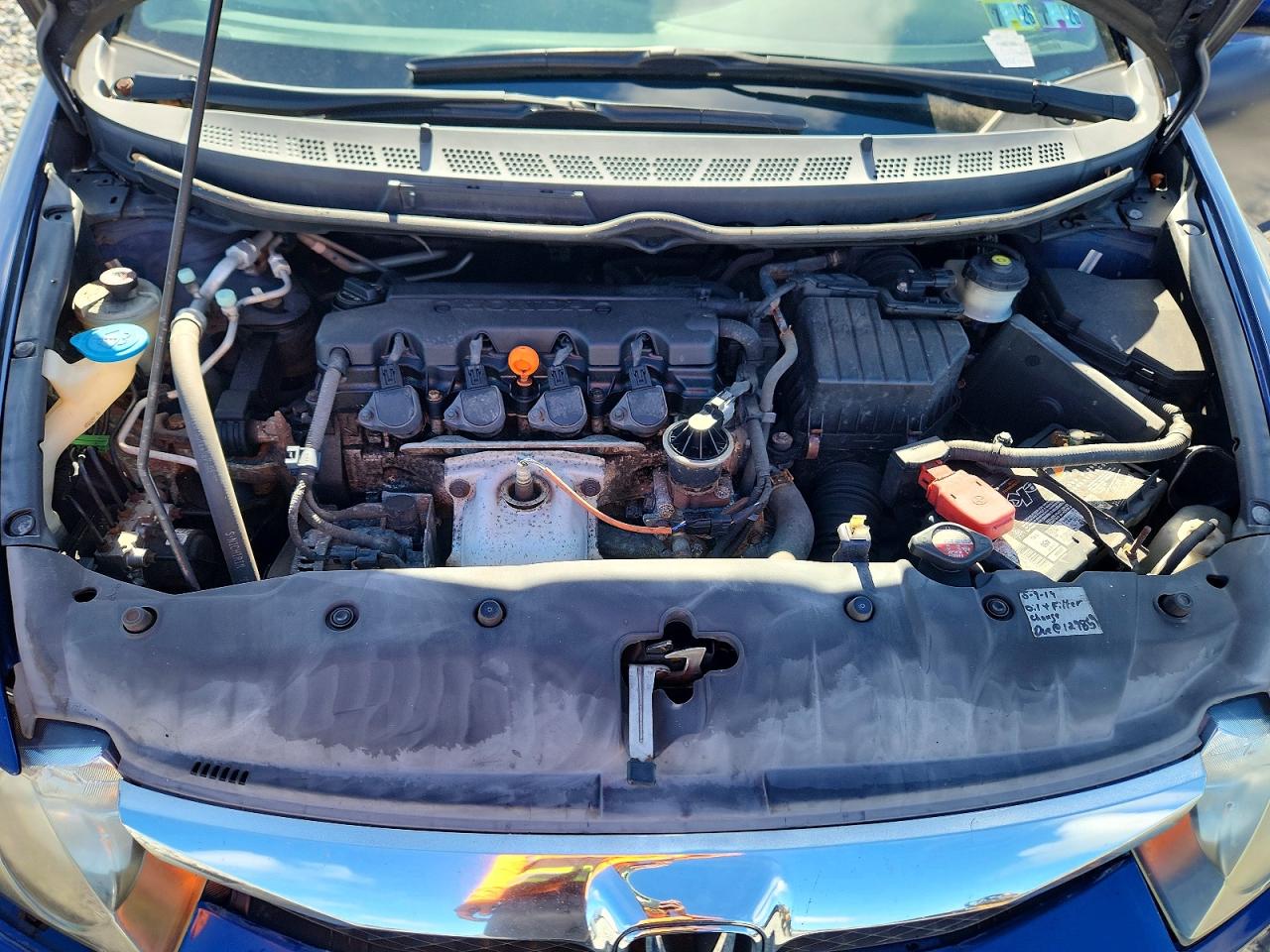 2010 Honda Civic Lx Blue vin: 2HGFA1F57AH539360