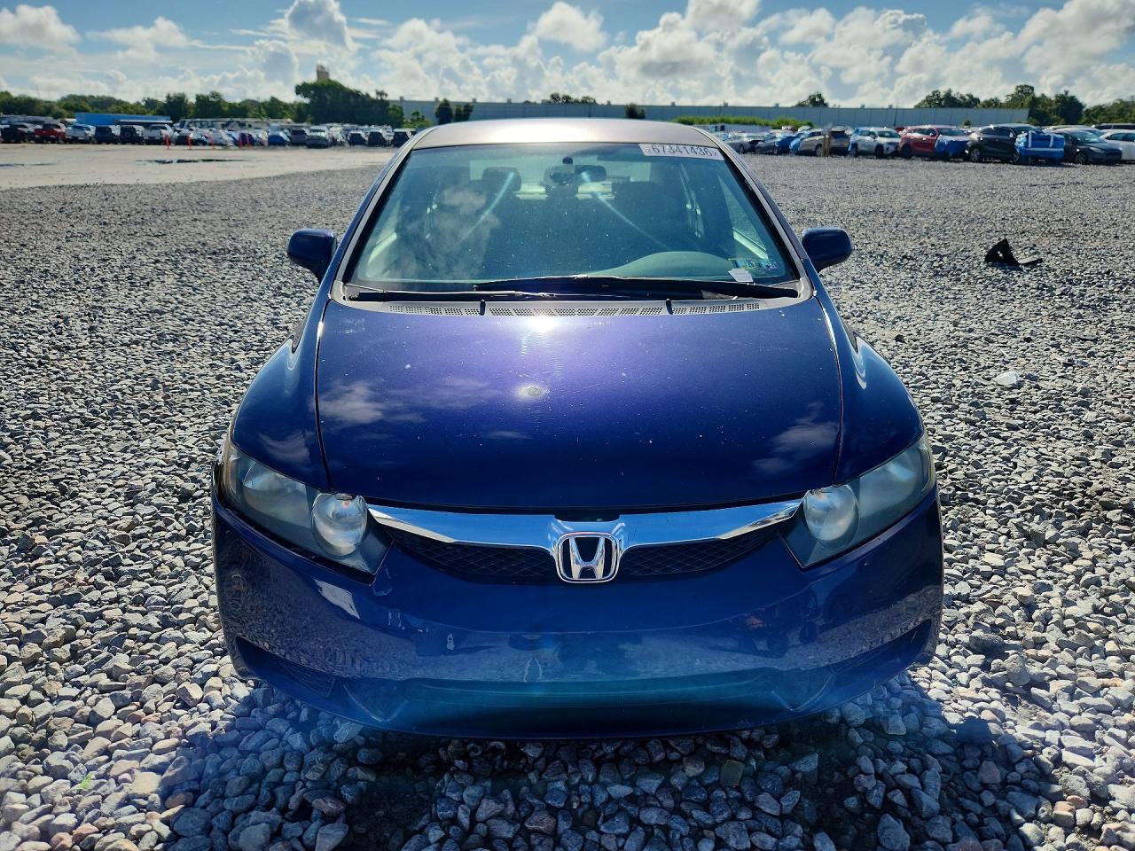 2010 Honda Civic Lx Blue vin: 2HGFA1F57AH539360
