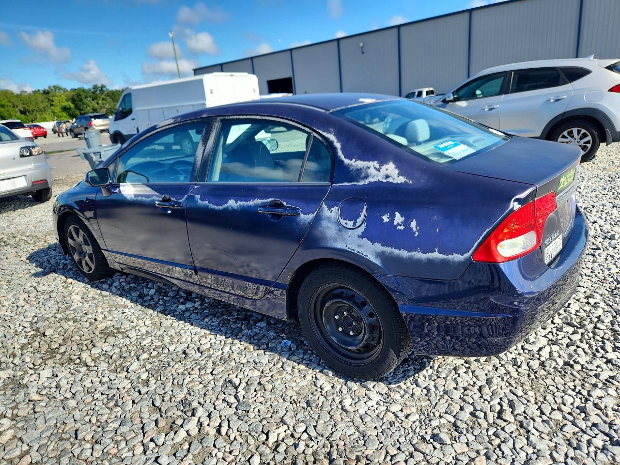 2010 Honda Civic Lx Blue vin: 2HGFA1F57AH539360