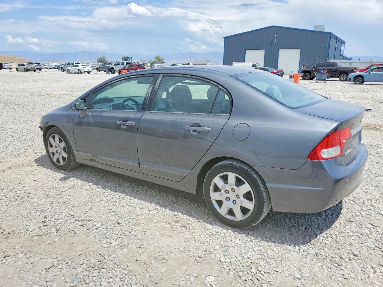 2010 Honda Civic Lx Gray vin: 2HGFA1F57AH540430