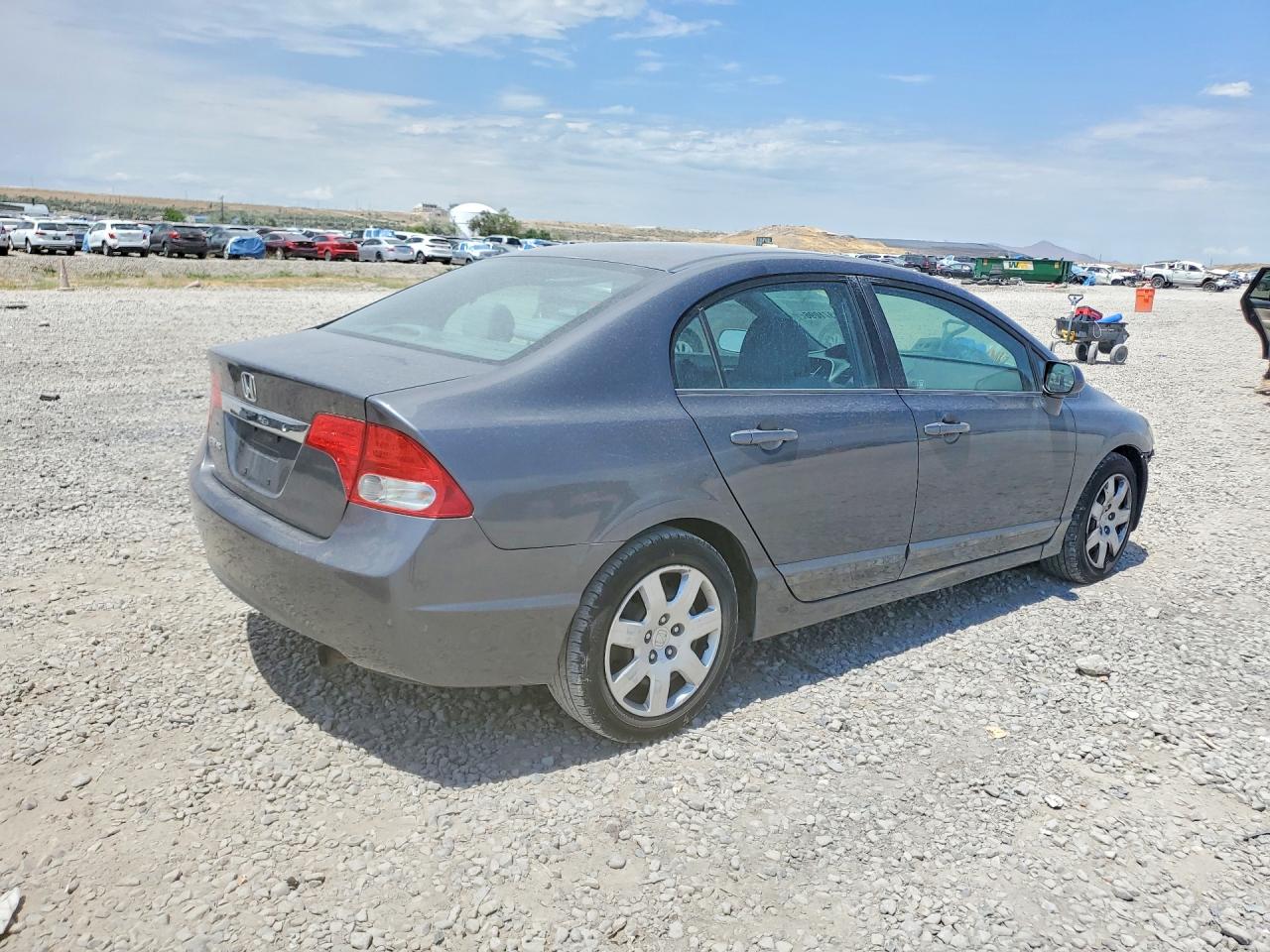 2010 Honda Civic Lx Gray vin: 2HGFA1F57AH540430