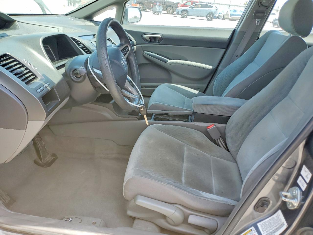 2010 Honda Civic Lx Gray vin: 2HGFA1F57AH540430