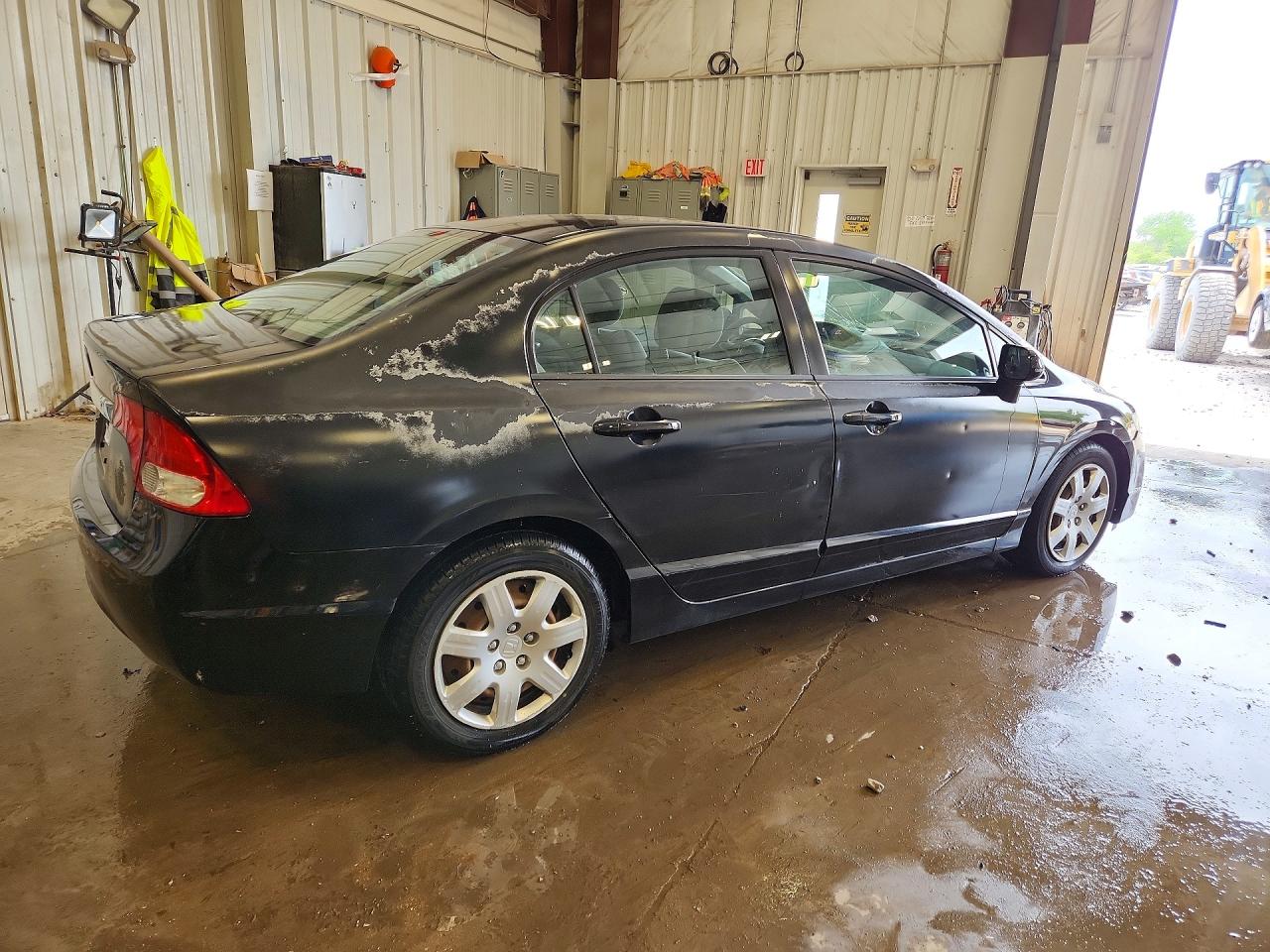 2010 Honda Civic Lx Black vin: 2HGFA1F57AH547507