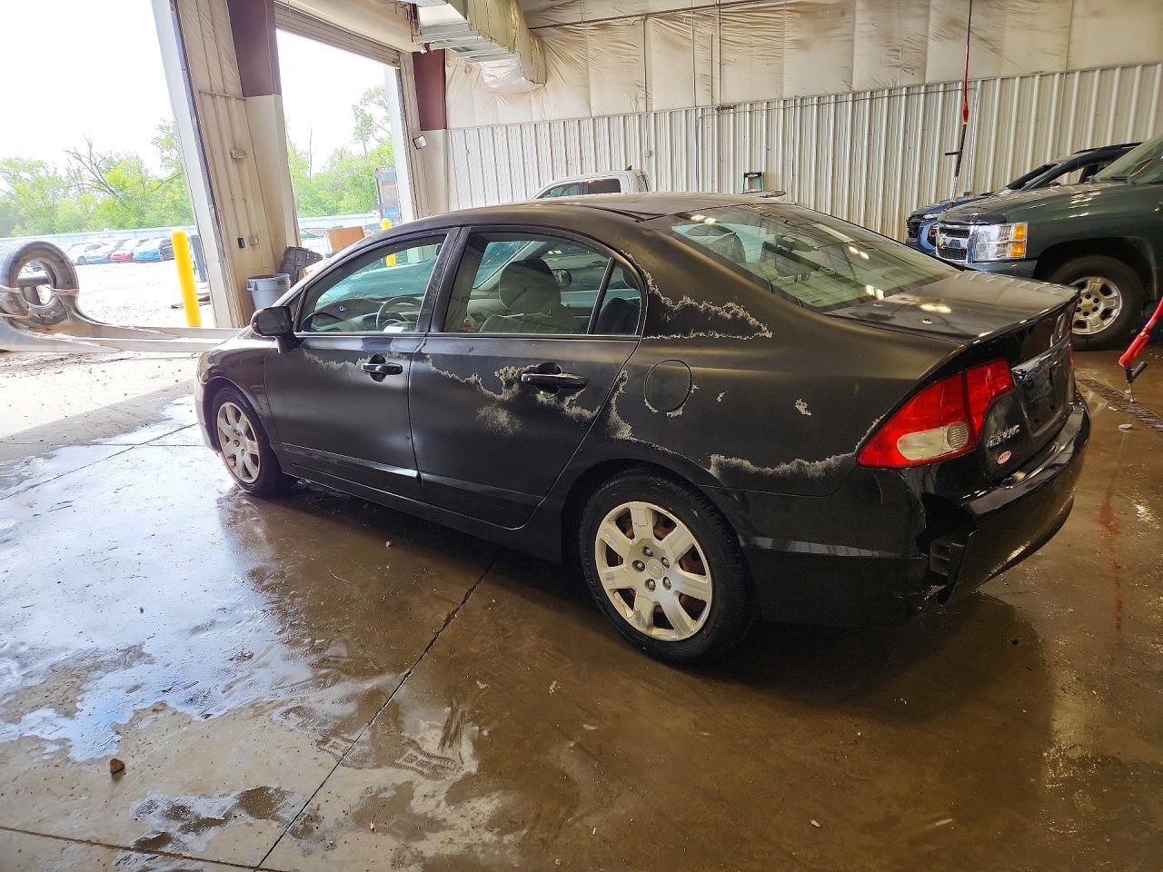2010 Honda Civic Lx Black vin: 2HGFA1F57AH547507
