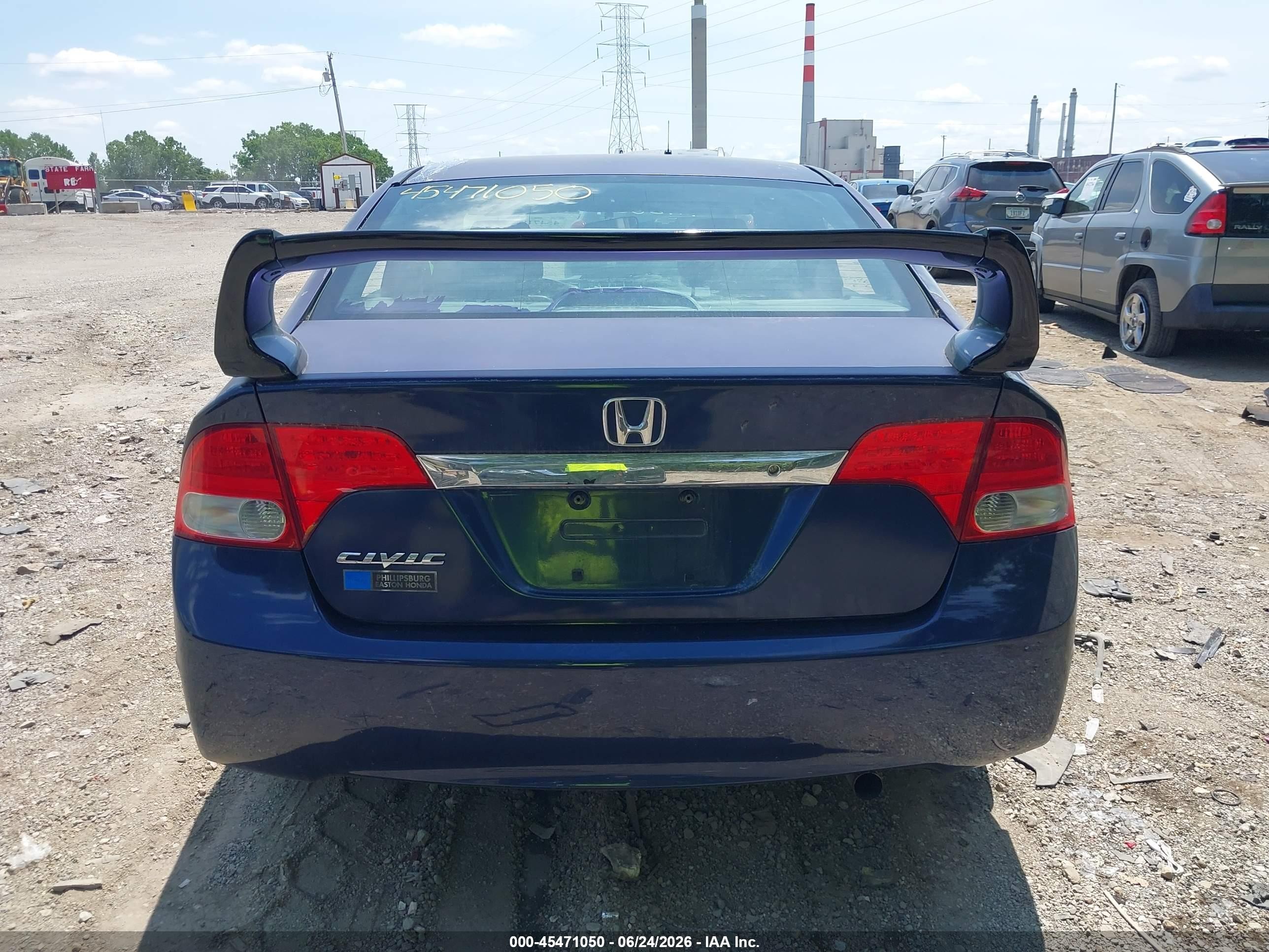 2010 Honda Civic Lx Blue vin: 2HGFA1F57AH556398