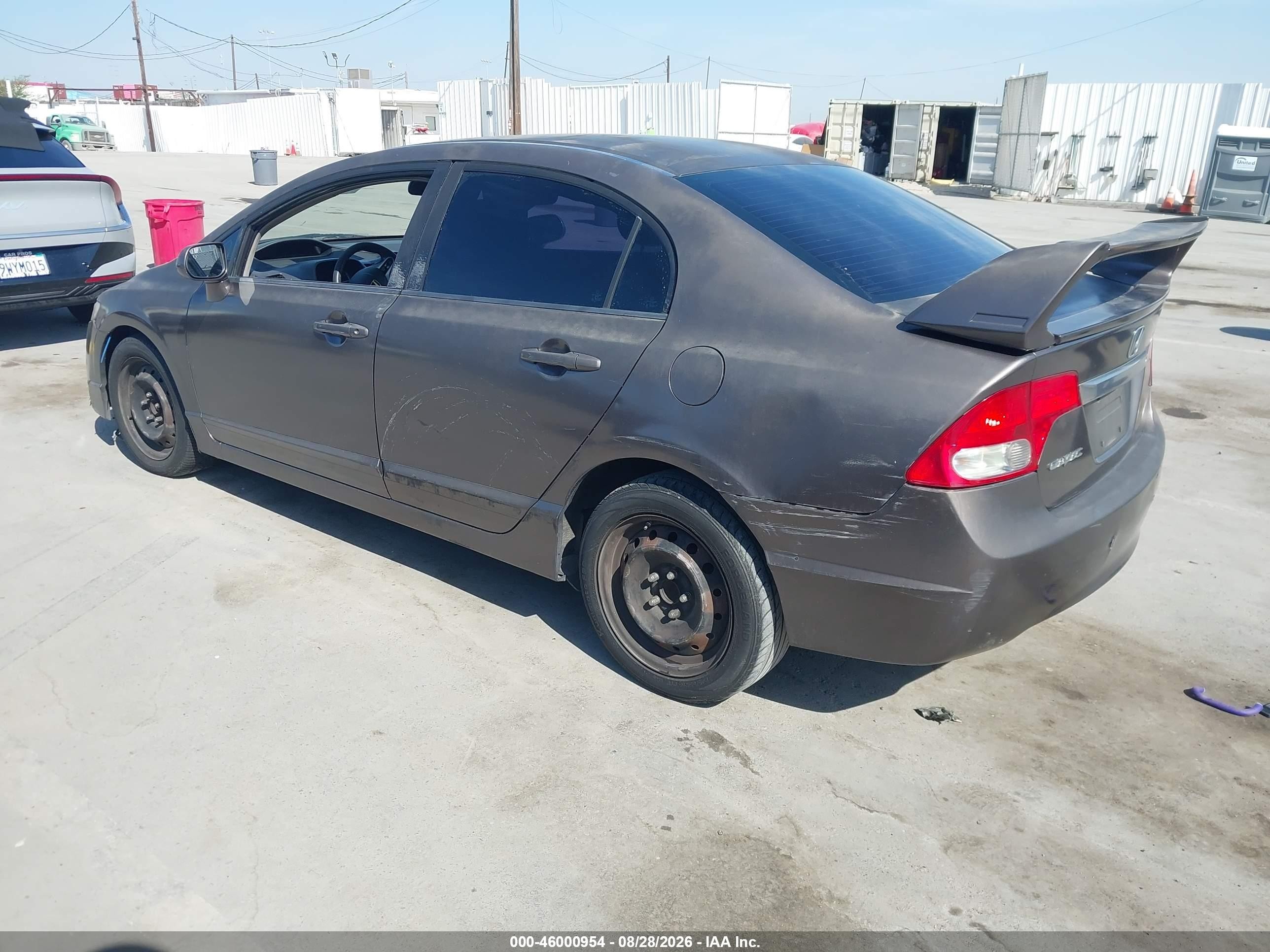 2010 Honda Civic Lx Gray vin: 2HGFA1F57AH567322