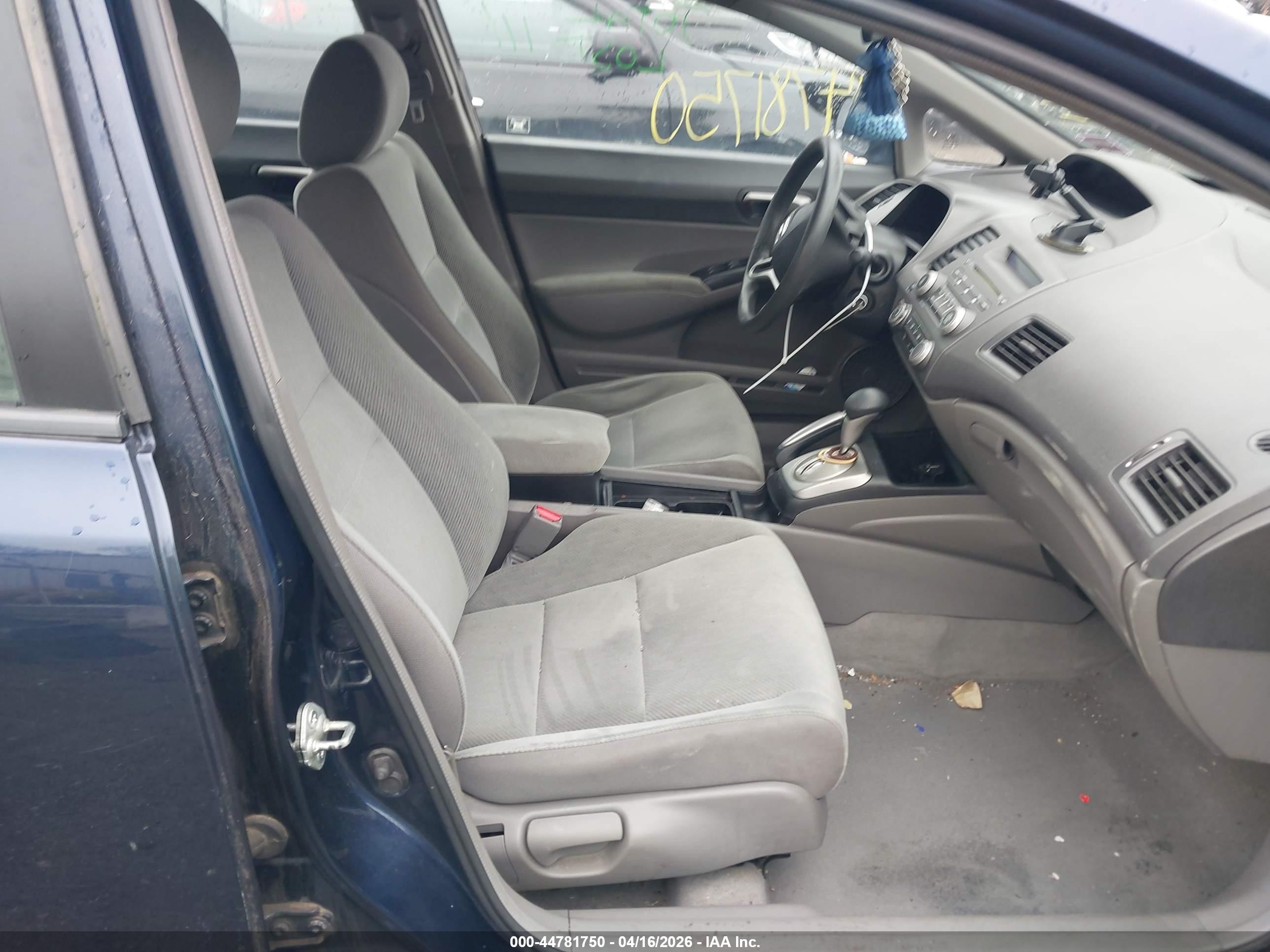 2010 Honda Civic Lx Blue vin: 2HGFA1F57AH578997
