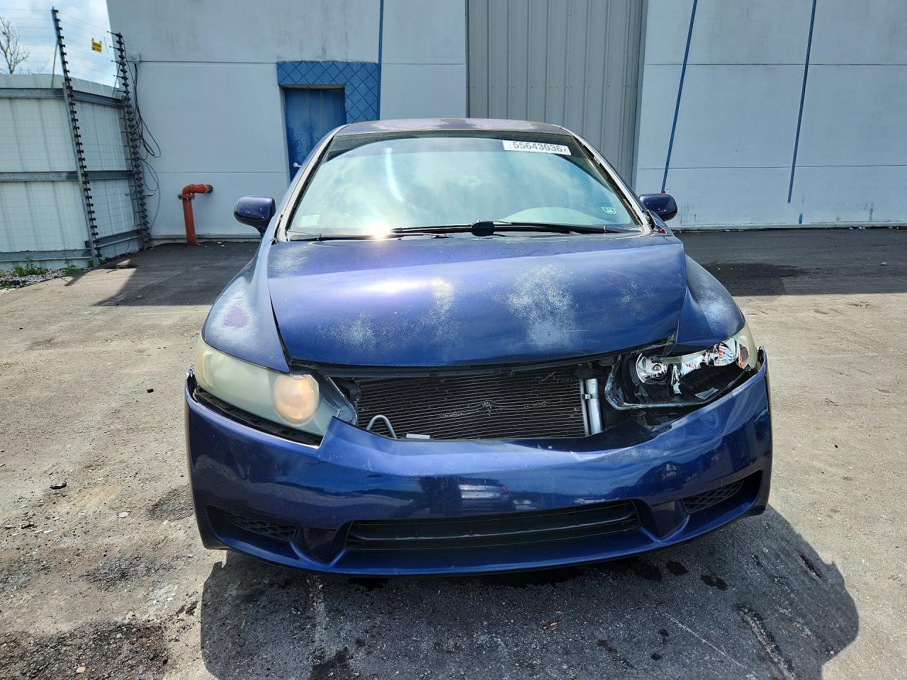 2010 Honda Civic Lx Синий vin: 2HGFA1F57AH580054