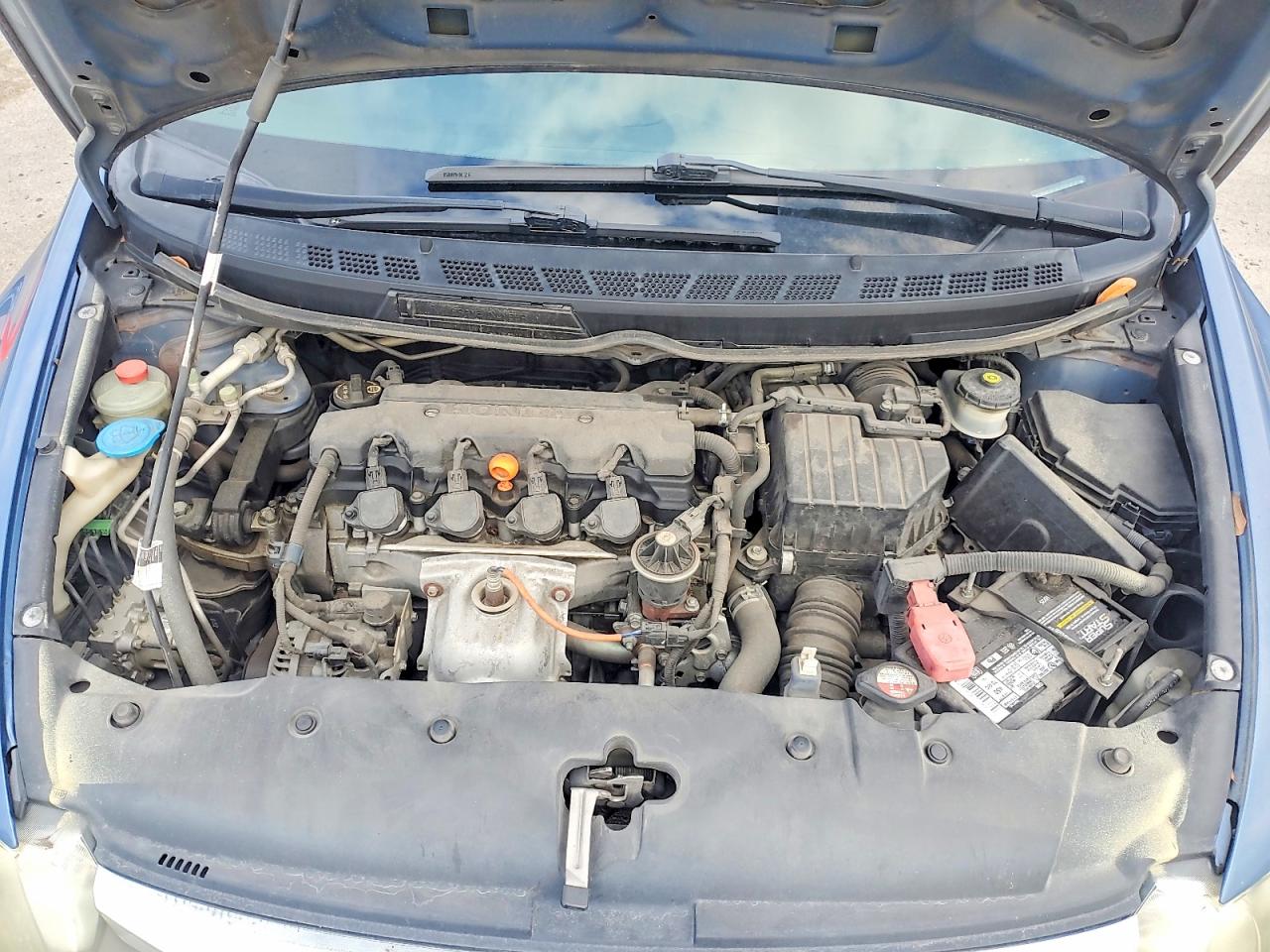 2010 Honda Civic Lx Blue vin: 2HGFA1F57AH581043