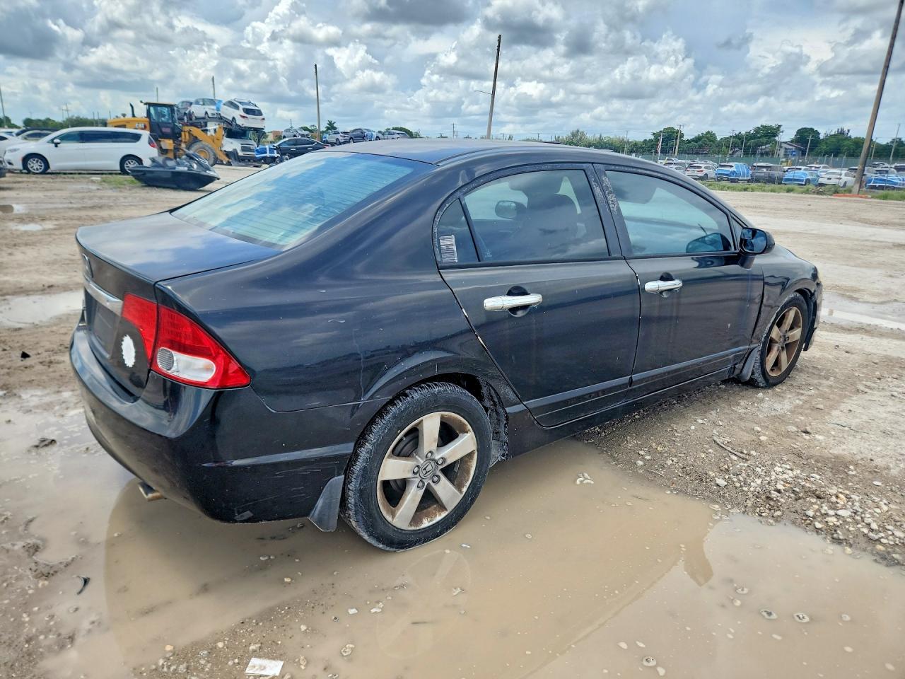 2010 Honda Civic Lx Black vin: 2HGFA1F57AH584234