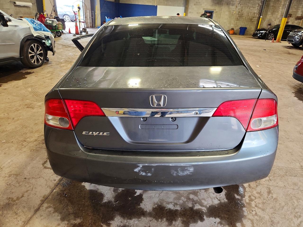 2011 Honda Civic Lx Gray vin: 2HGFA1F57BH302191