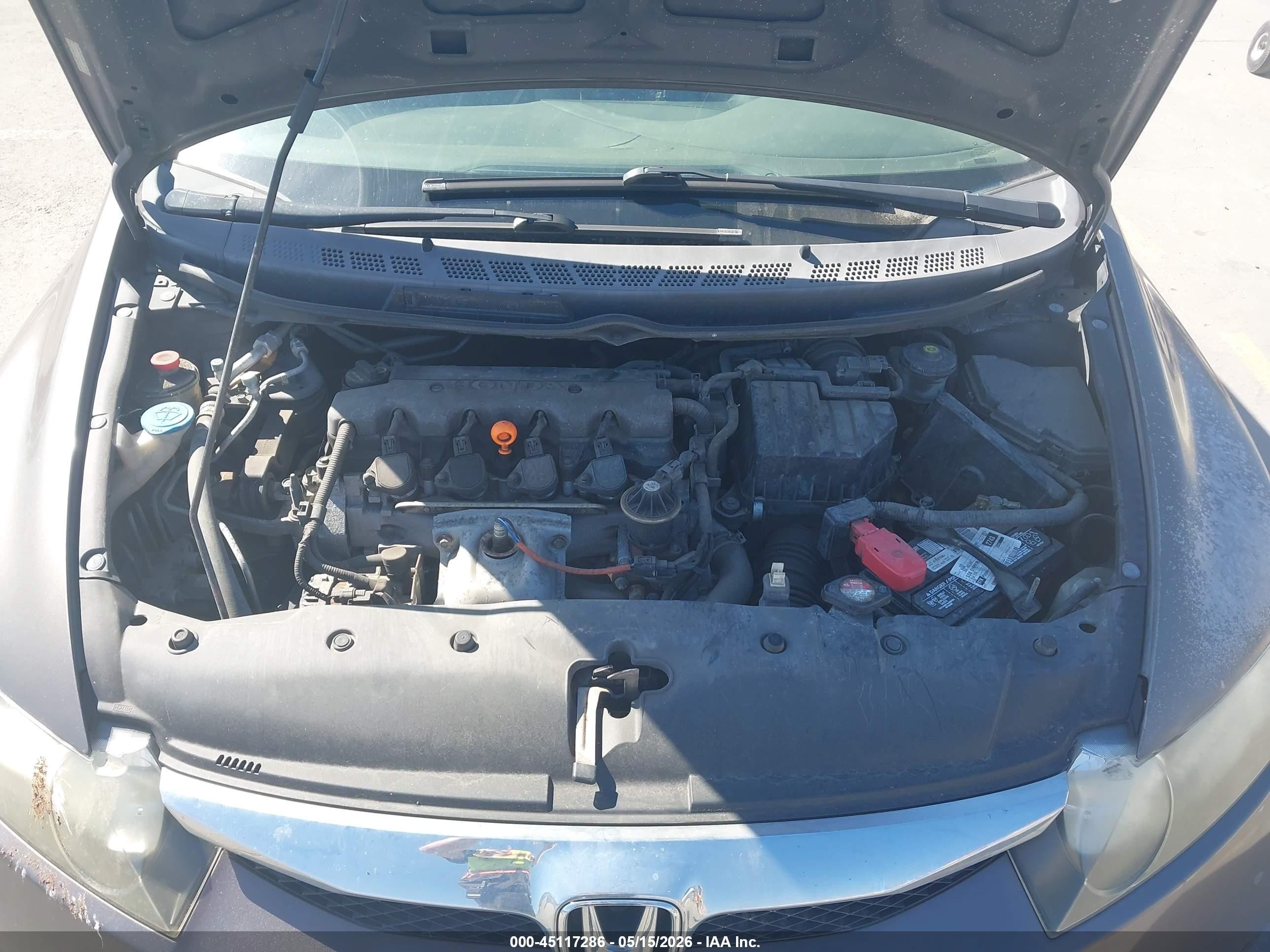 2011 Honda Civic Lx Gray vin: 2HGFA1F57BH503279