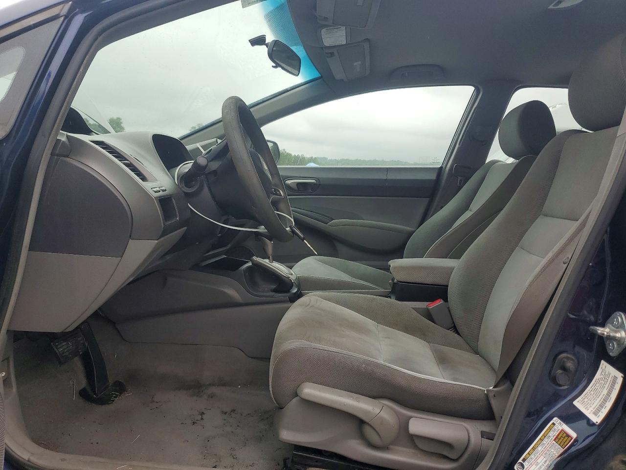 2011 Honda Civic Lx Blue vin: 2HGFA1F57BH507798