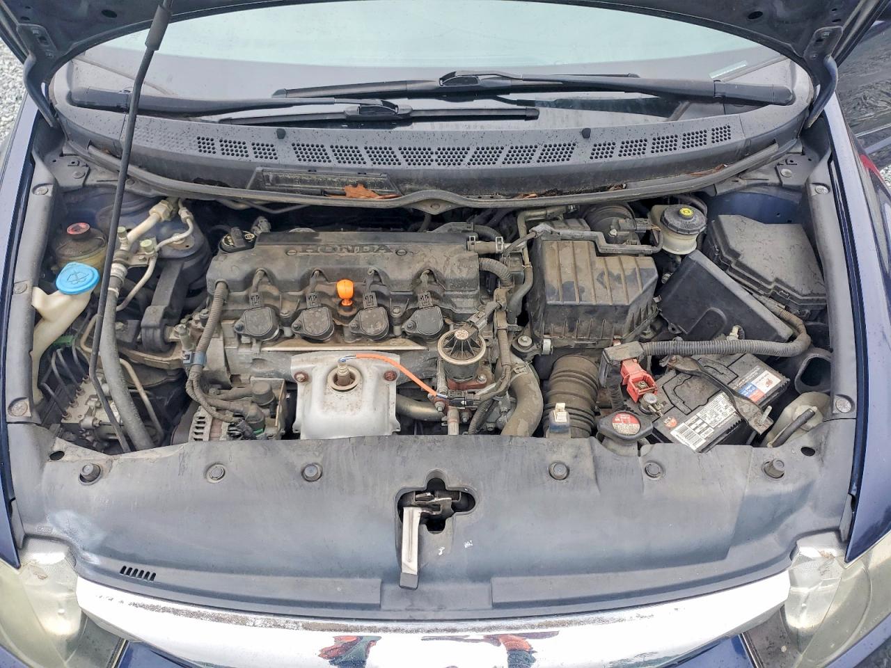 2011 Honda Civic Lx Blue vin: 2HGFA1F57BH507798