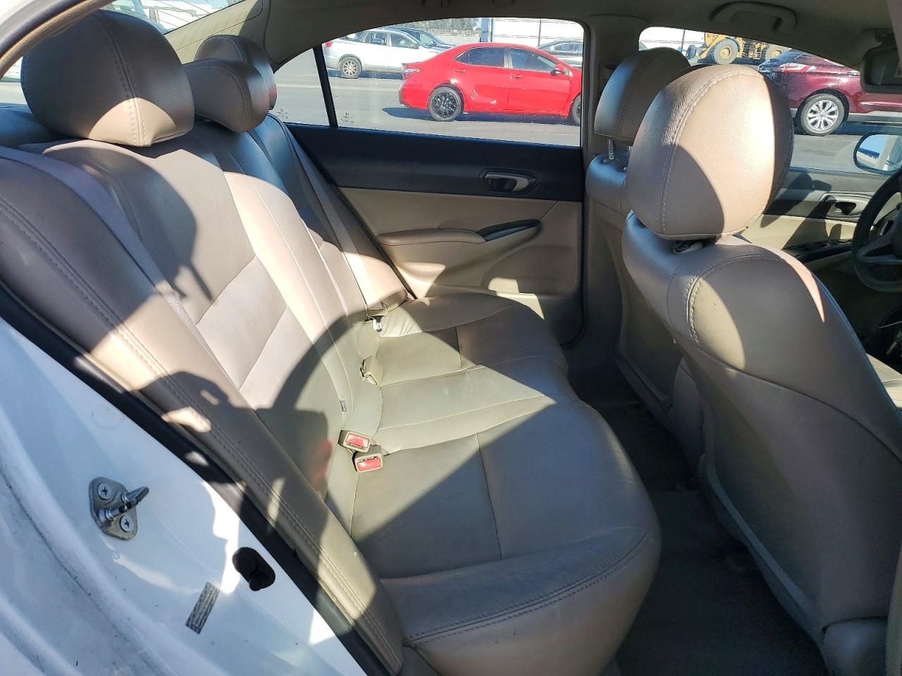 2011 Honda Civic Lx White vin: 2HGFA1F57BH508269