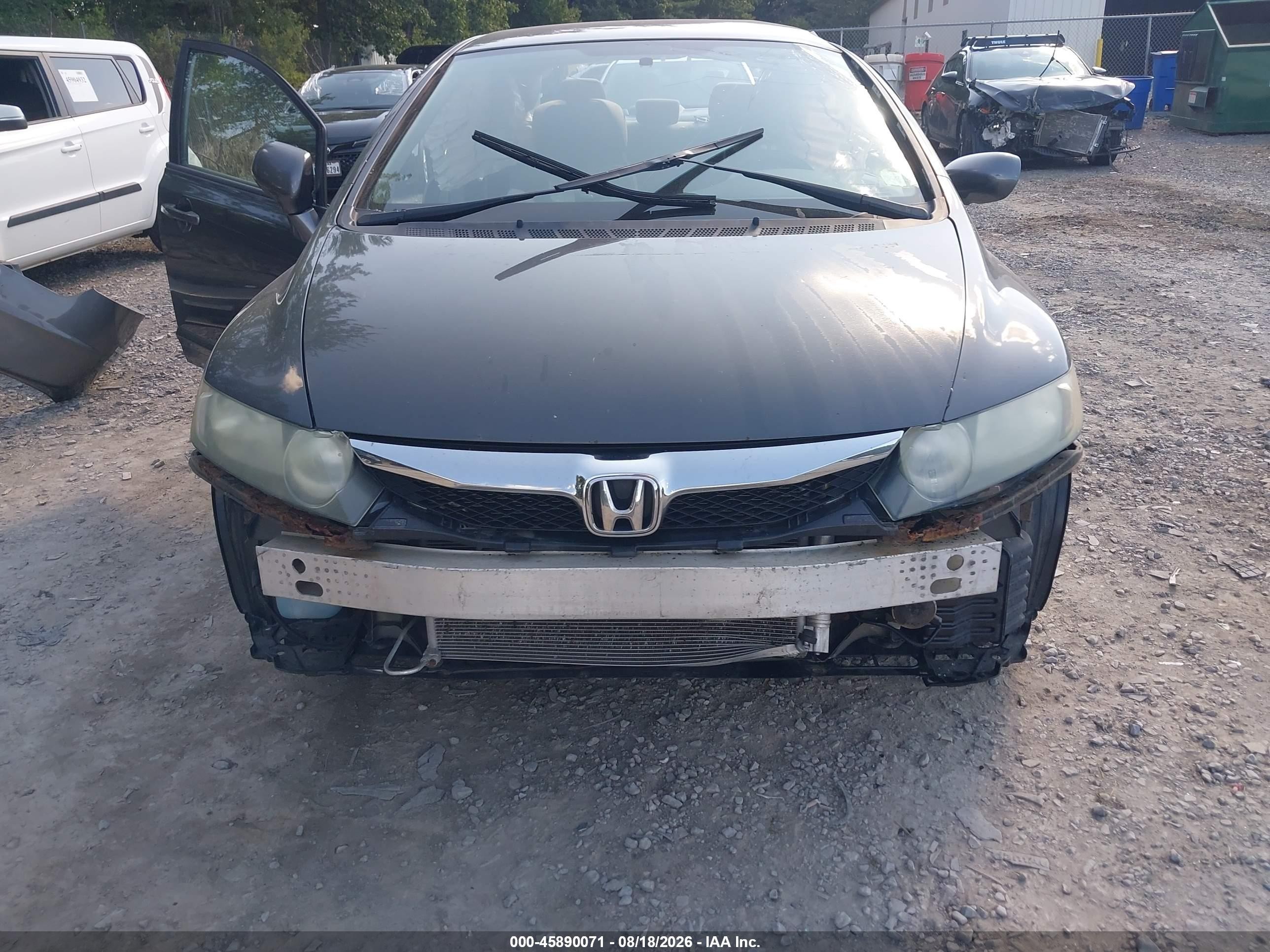2011 Honda Civic Lx Gray vin: 2HGFA1F57BH514007