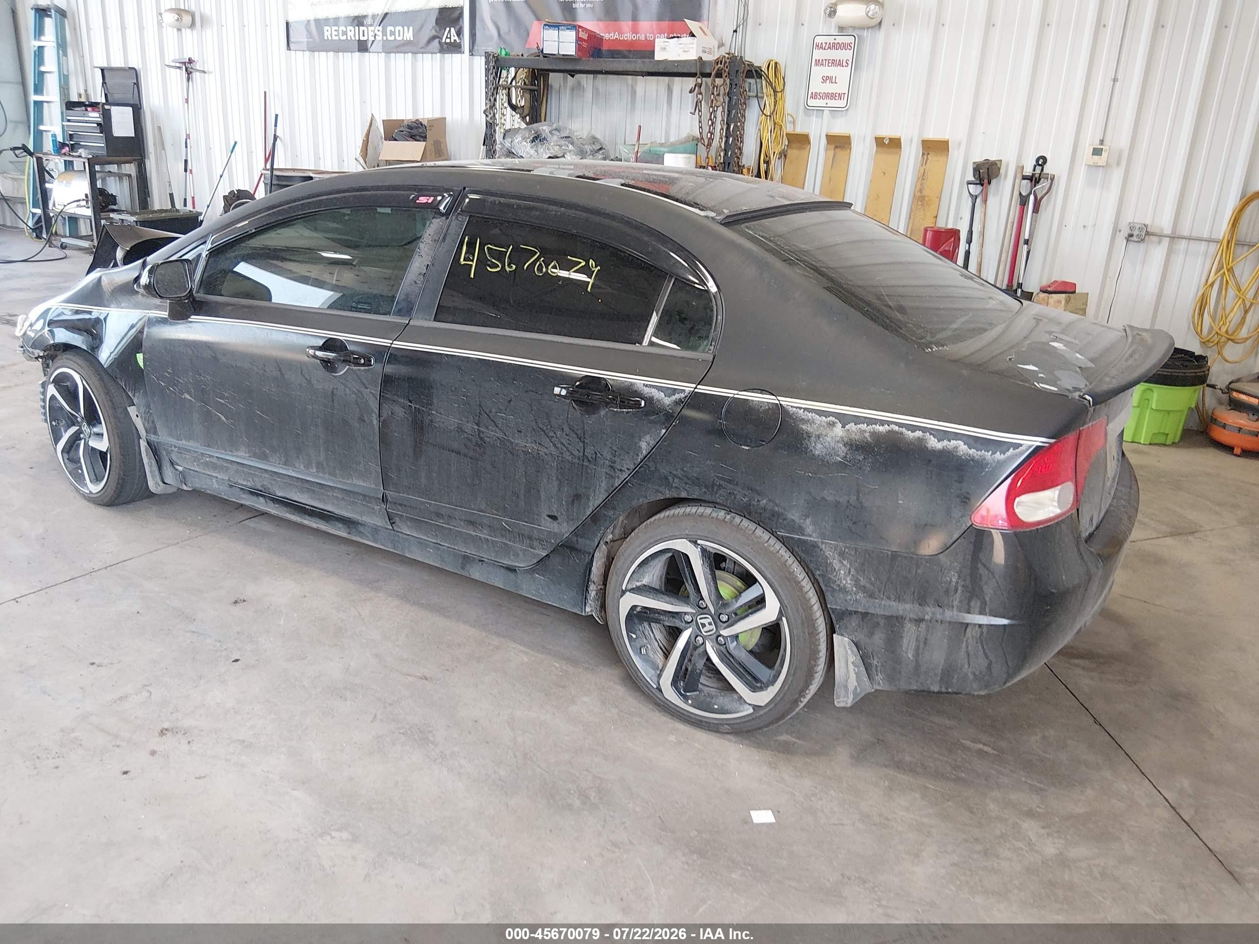 2011 Honda Civic Lx Black vin: 2HGFA1F57BH517750