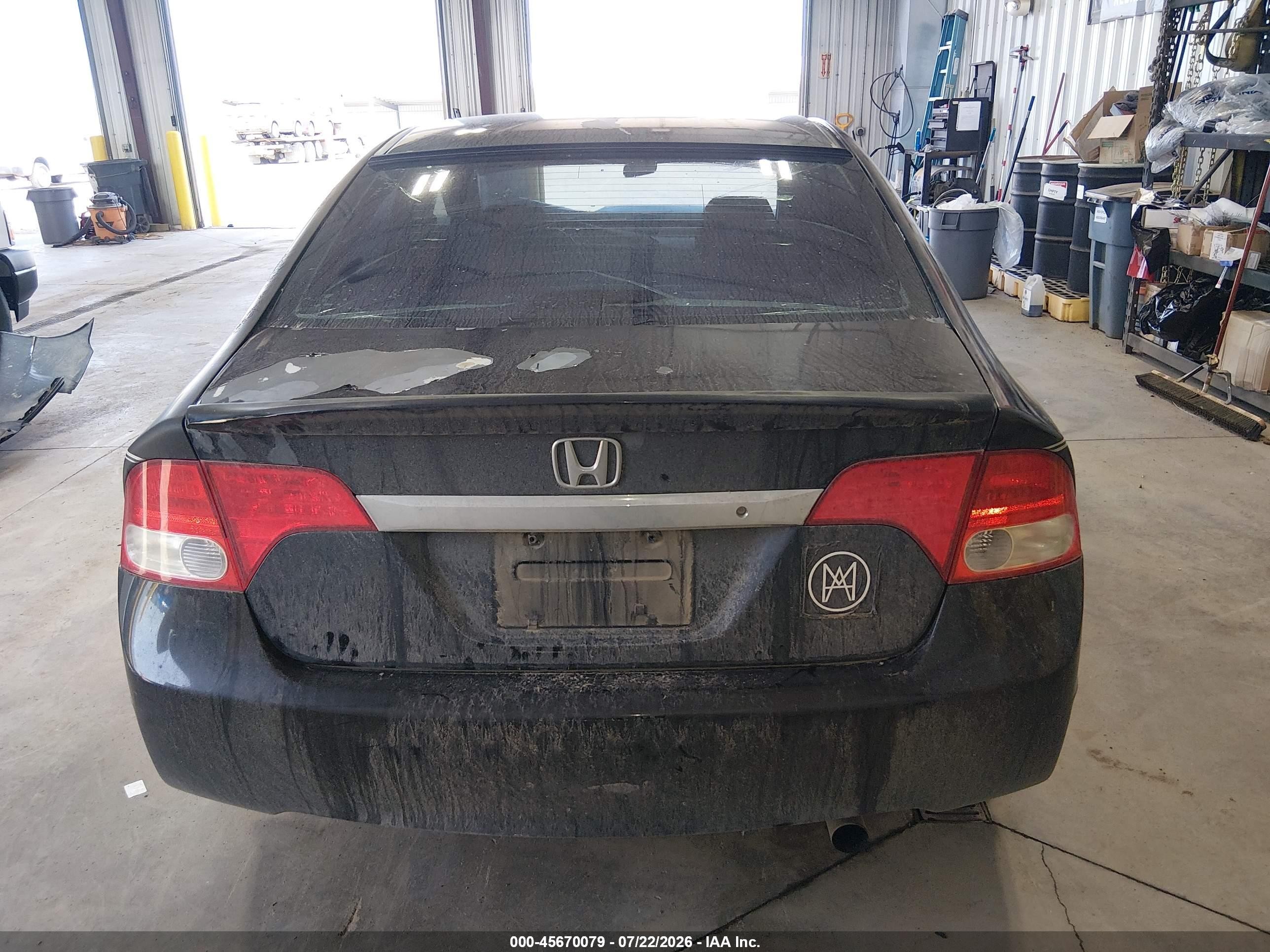2011 Honda Civic Lx Black vin: 2HGFA1F57BH517750