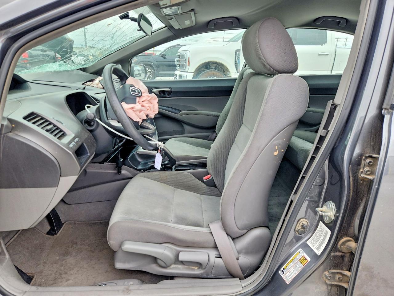 2011 Honda Civic Lx Gray vin: 2HGFA1F57BH523614