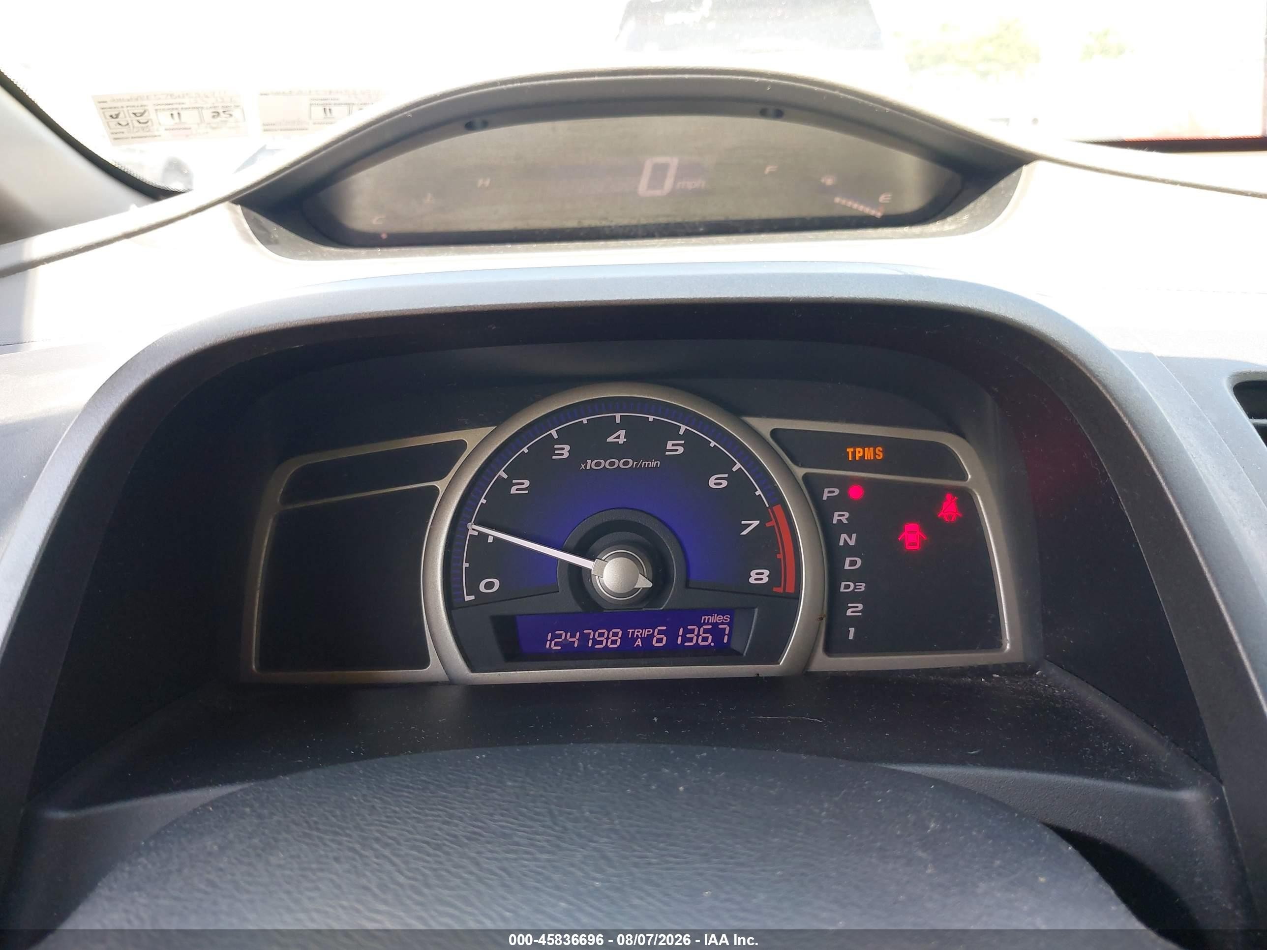 2011 Honda Civic Lx Blue vin: 2HGFA1F57BH524911