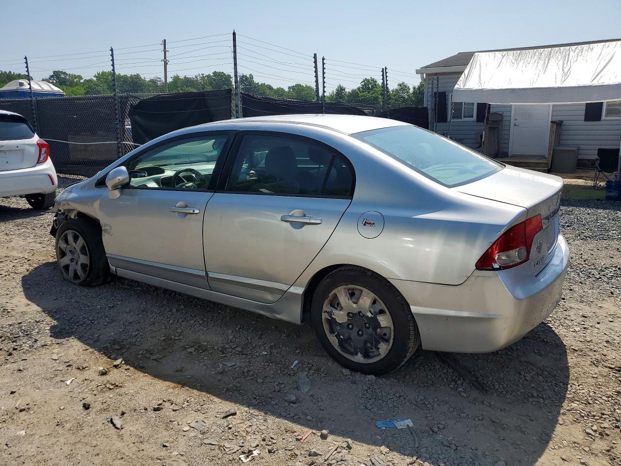 2011 Honda Civic Lx Silver vin: 2HGFA1F57BH532989