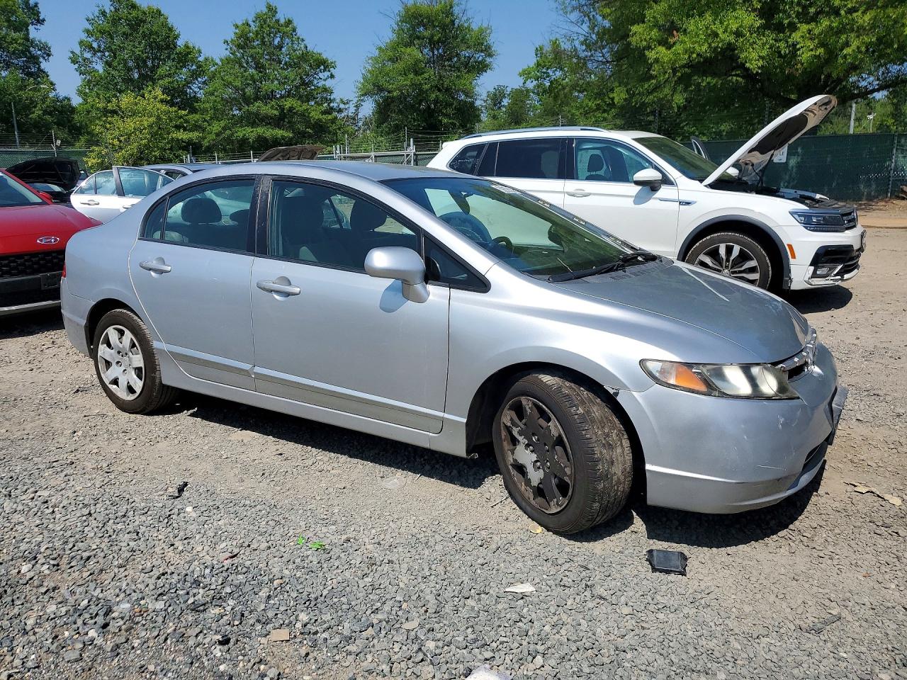 2011 Honda Civic Lx Silver vin: 2HGFA1F57BH532989