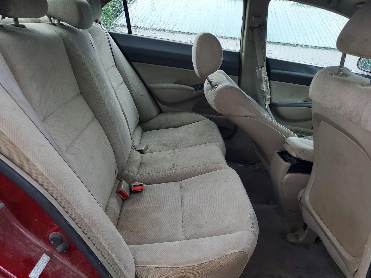 2011 Honda Civic Lx Maroon vin: 2HGFA1F57BH538808