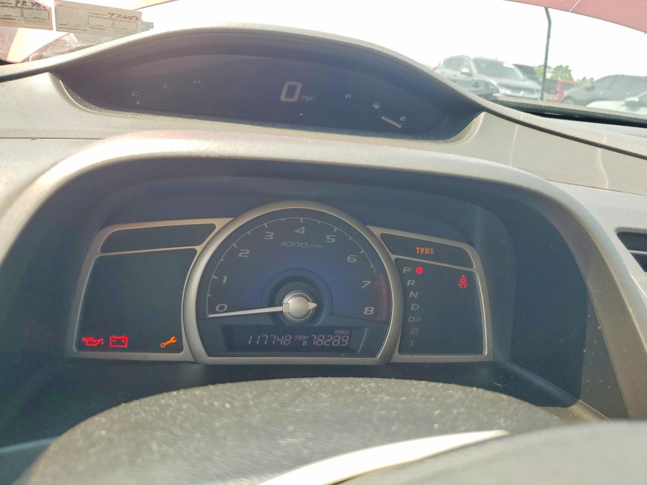 2011 Honda Civic Lx Red vin: 2HGFA1F57BH548741