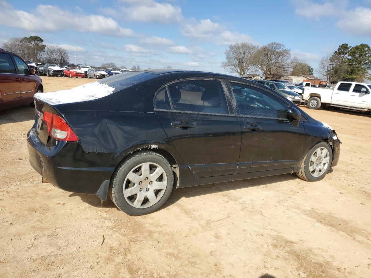 2010 Honda Civic Lx Black vin: 2HGFA1F58AH303252