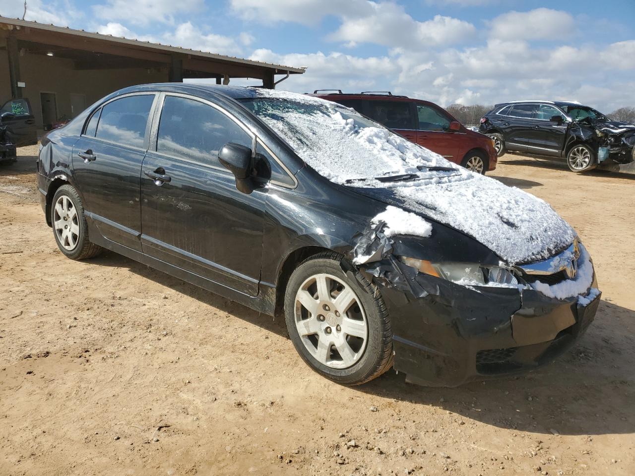 2010 Honda Civic Lx Black vin: 2HGFA1F58AH303252
