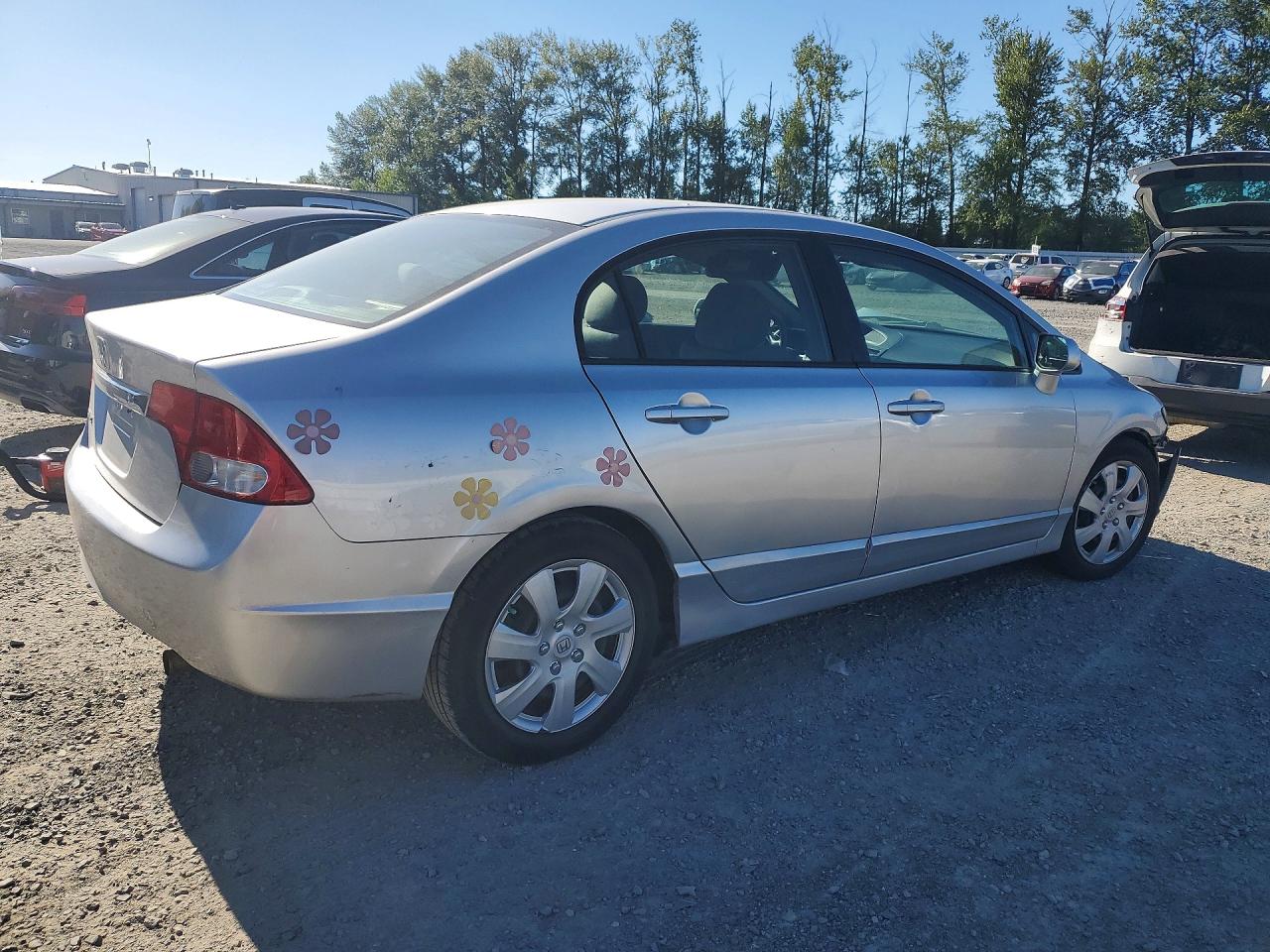 2010 Honda Civic Lx Silver vin: 2HGFA1F58AH304708