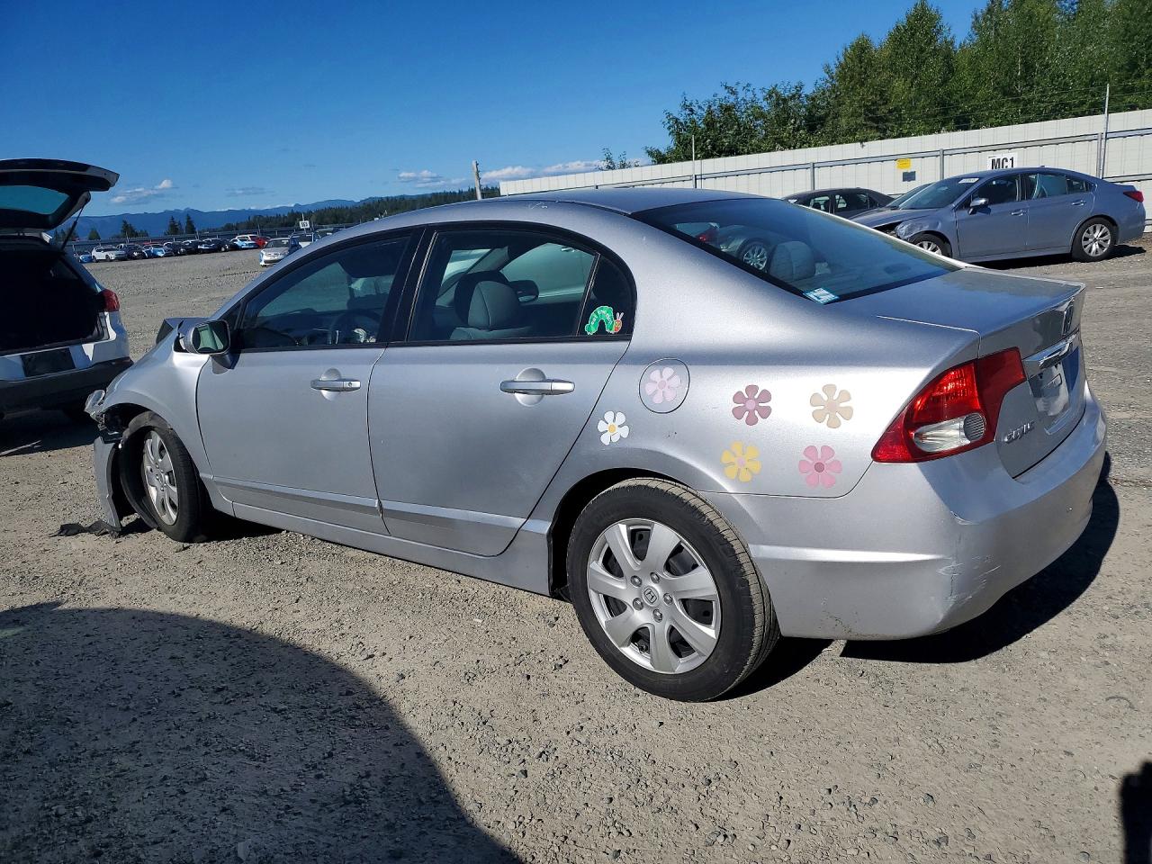 2010 Honda Civic Lx Silver vin: 2HGFA1F58AH304708