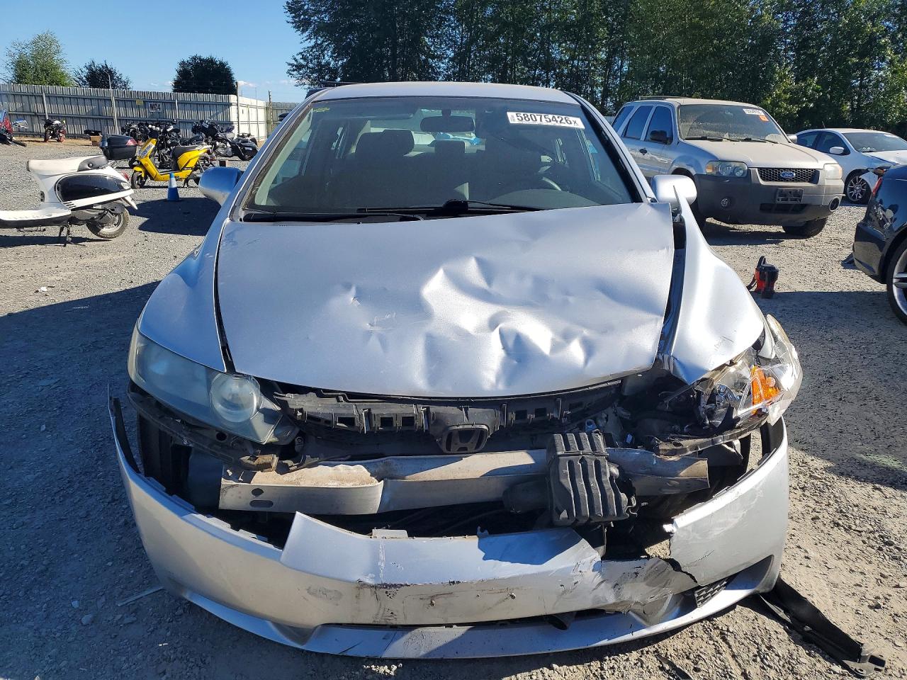 2010 Honda Civic Lx Silver vin: 2HGFA1F58AH304708