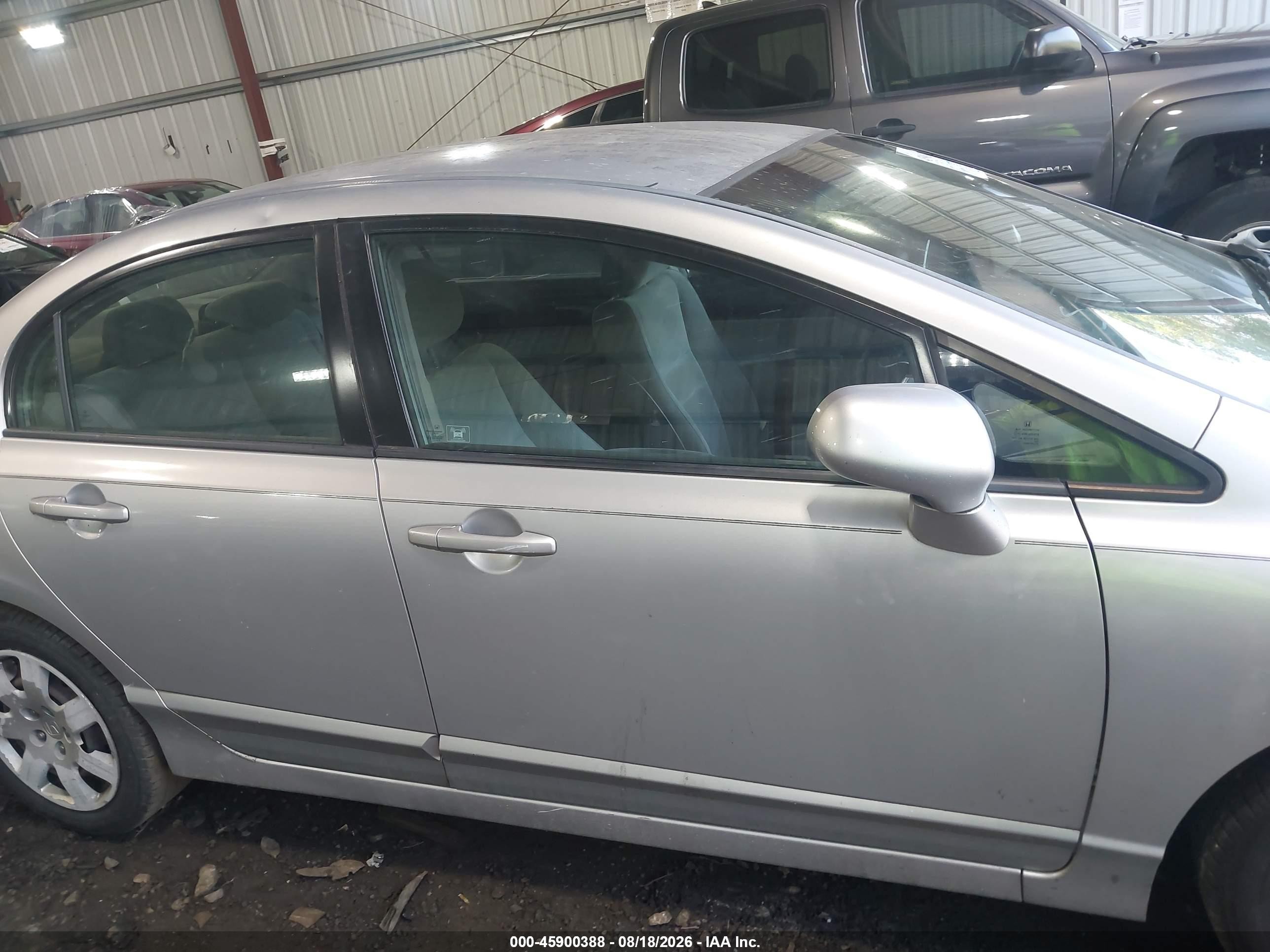 2010 Honda Civic Lx Gray vin: 2HGFA1F58AH317488