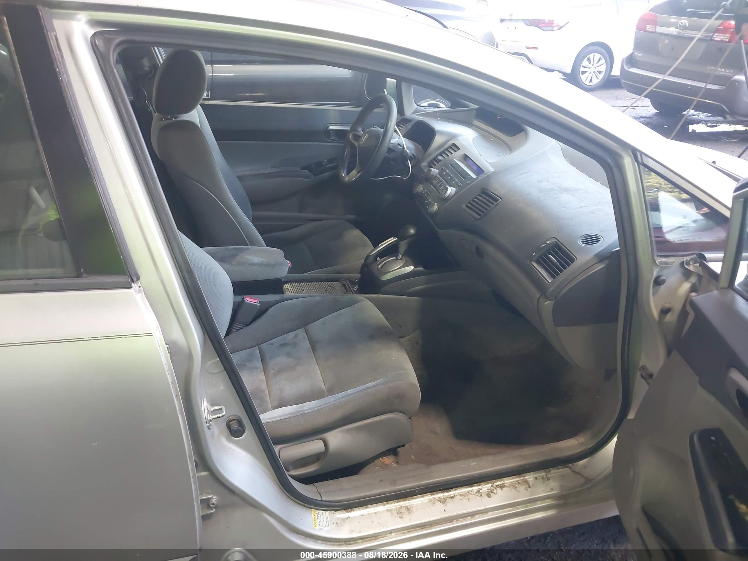 2010 Honda Civic Lx Gray vin: 2HGFA1F58AH317488