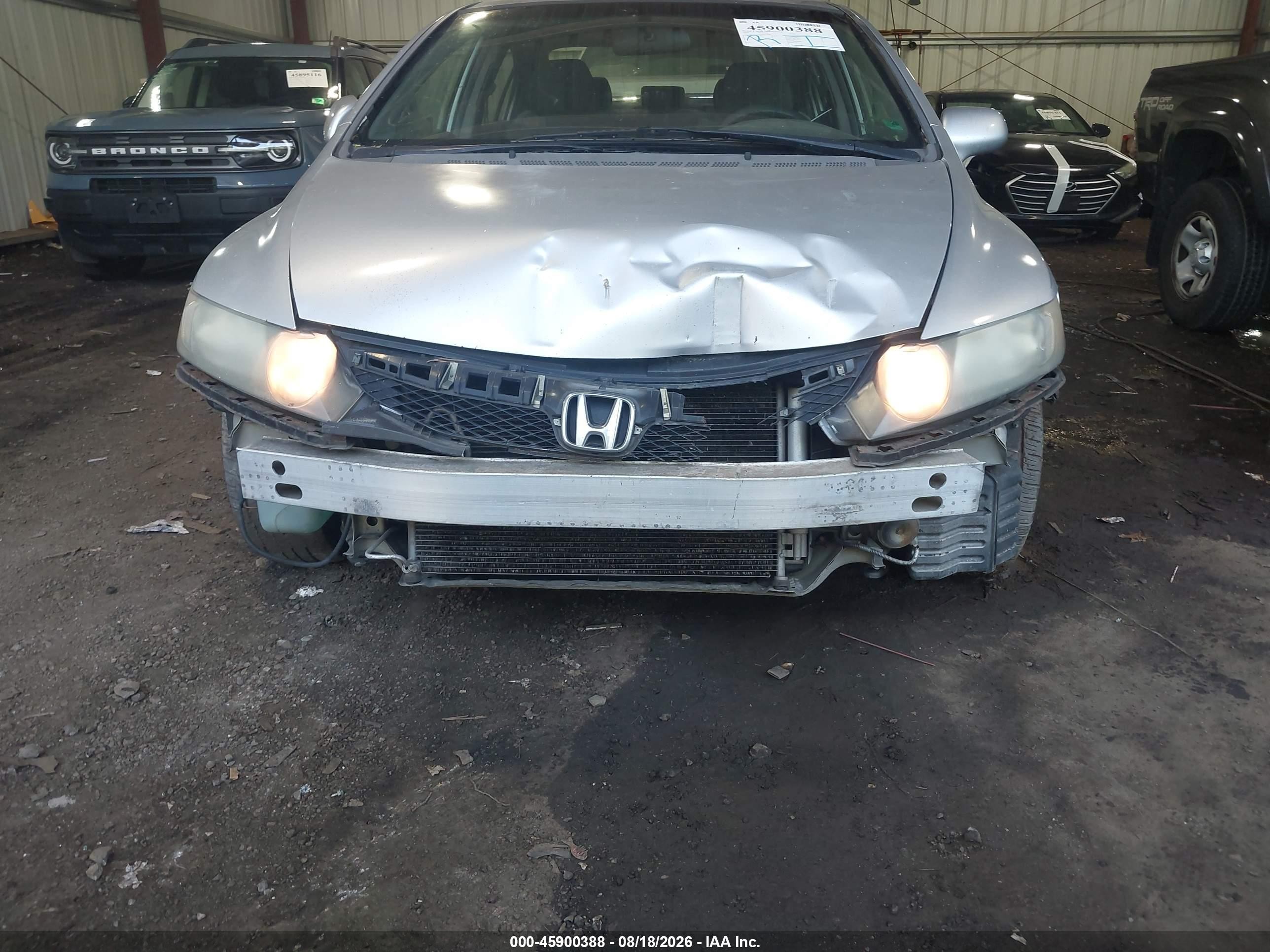 2010 Honda Civic Lx Gray vin: 2HGFA1F58AH317488