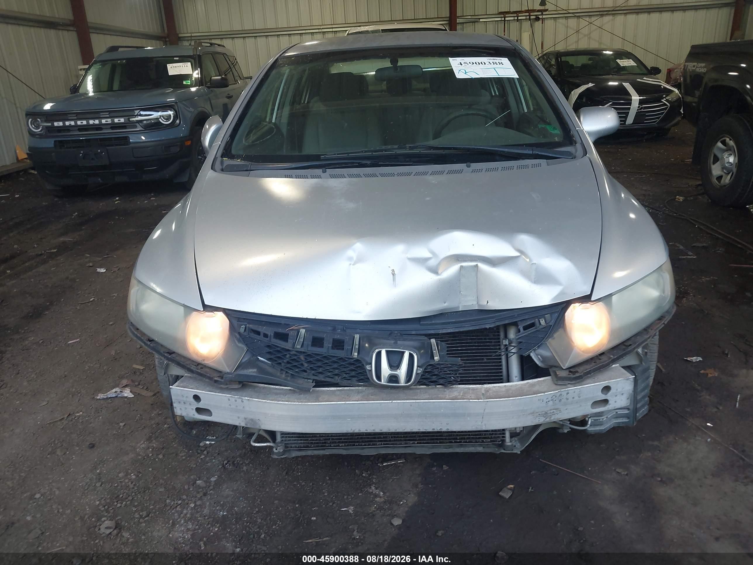 2010 Honda Civic Lx Gray vin: 2HGFA1F58AH317488