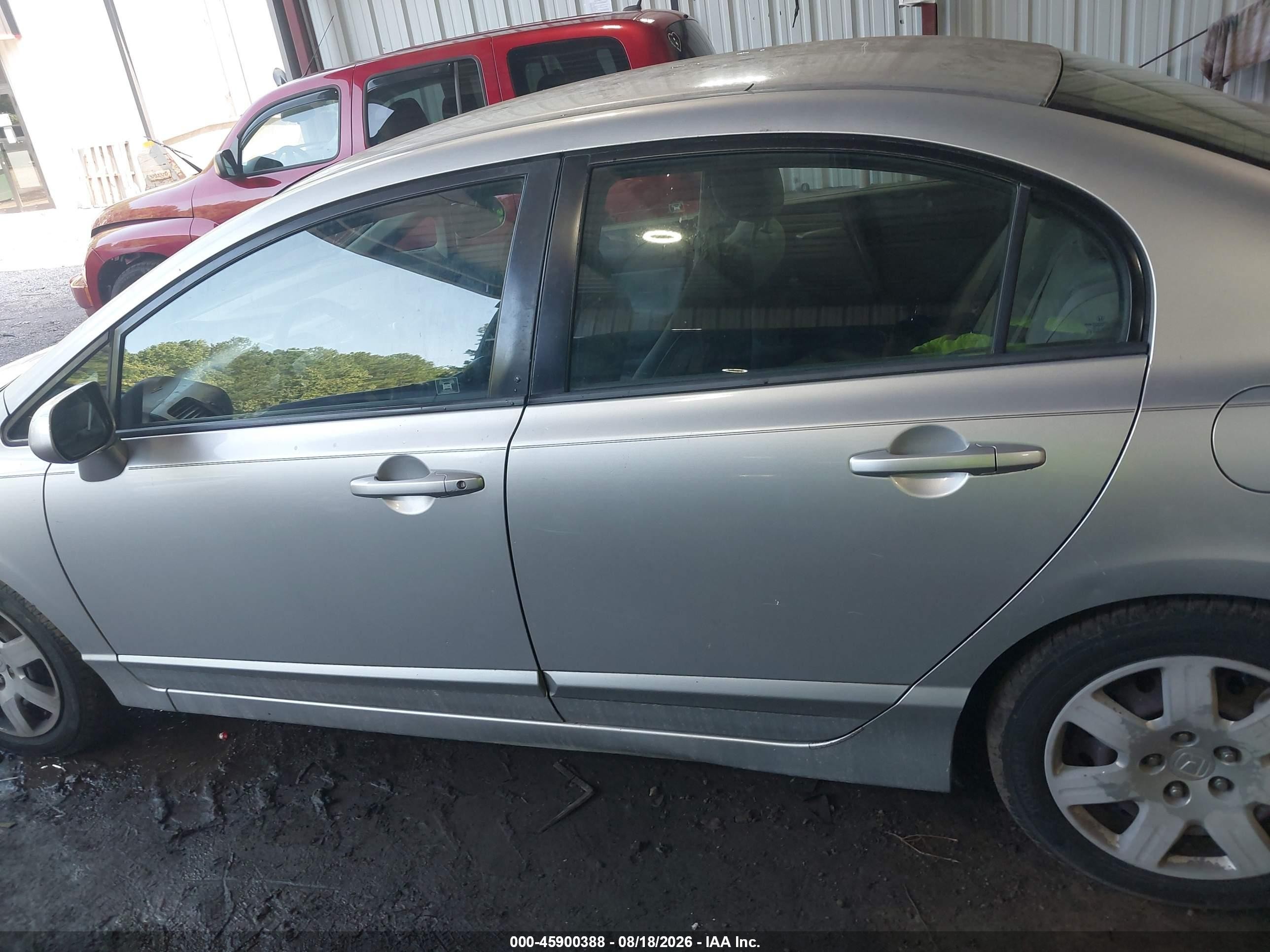 2010 Honda Civic Lx Gray vin: 2HGFA1F58AH317488