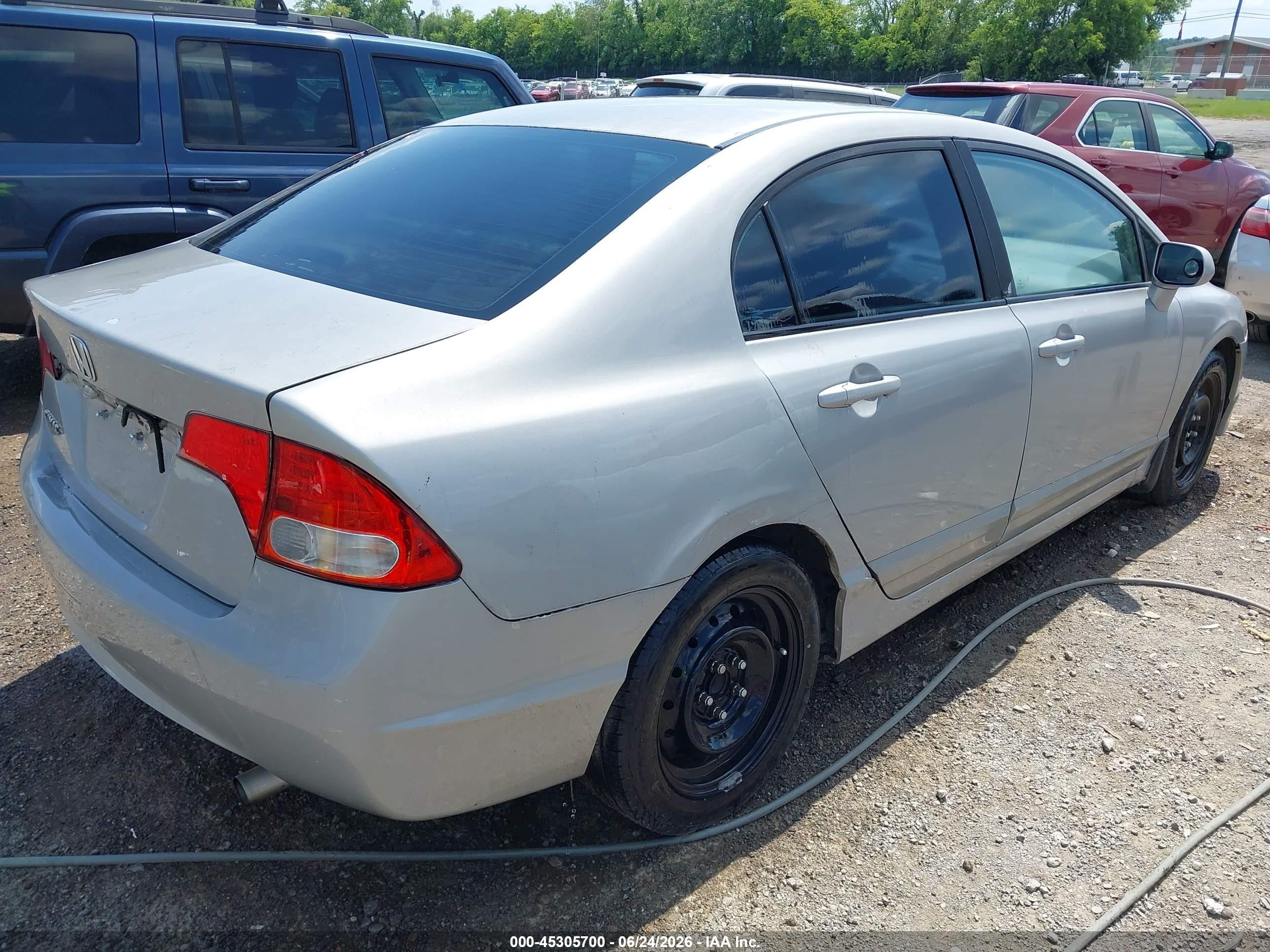 2010 Honda Civic Lx Silver vin: 2HGFA1F58AH322450