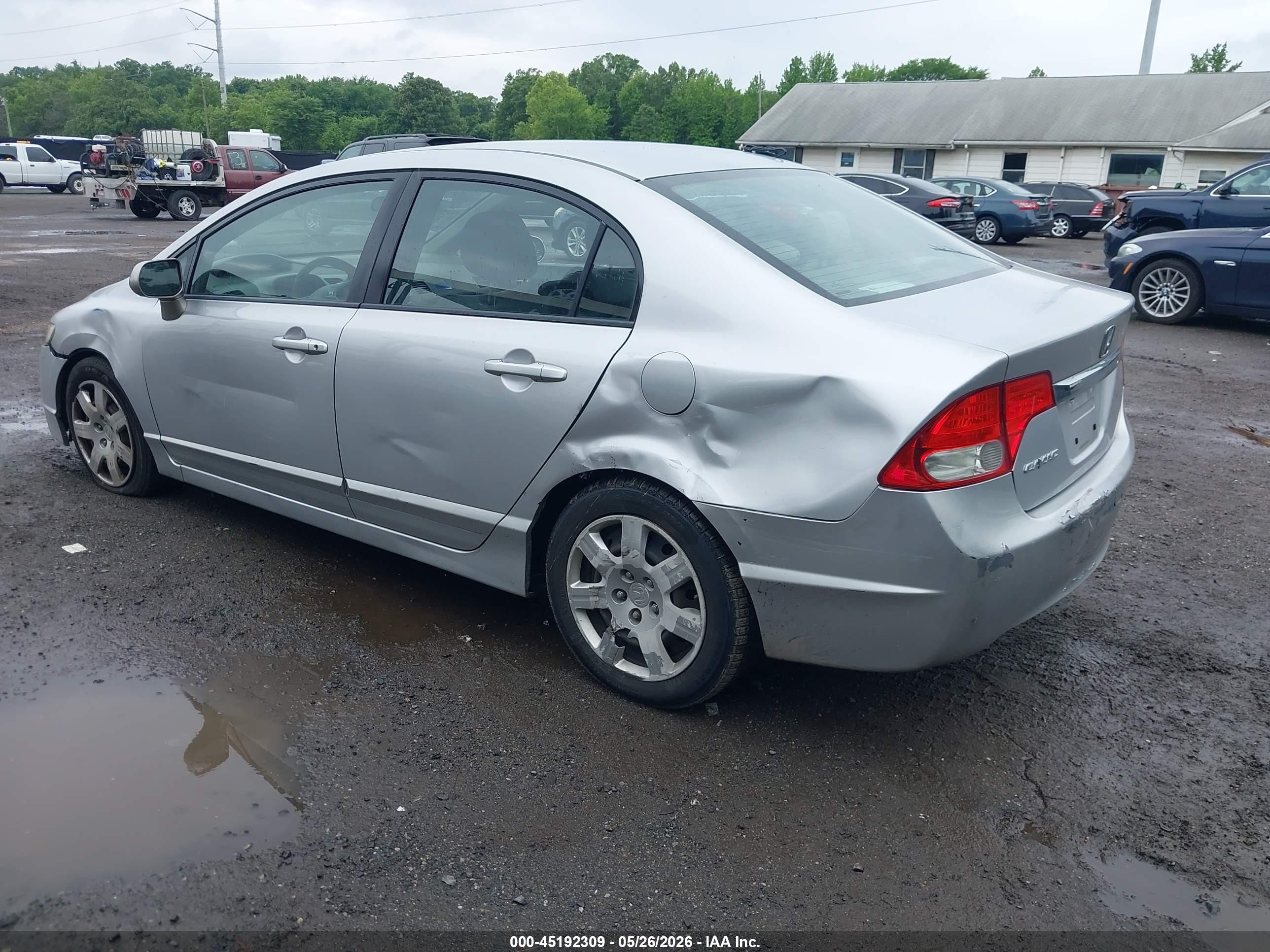 2010 Honda Civic Lx Серебряный vin: 2HGFA1F58AH327454