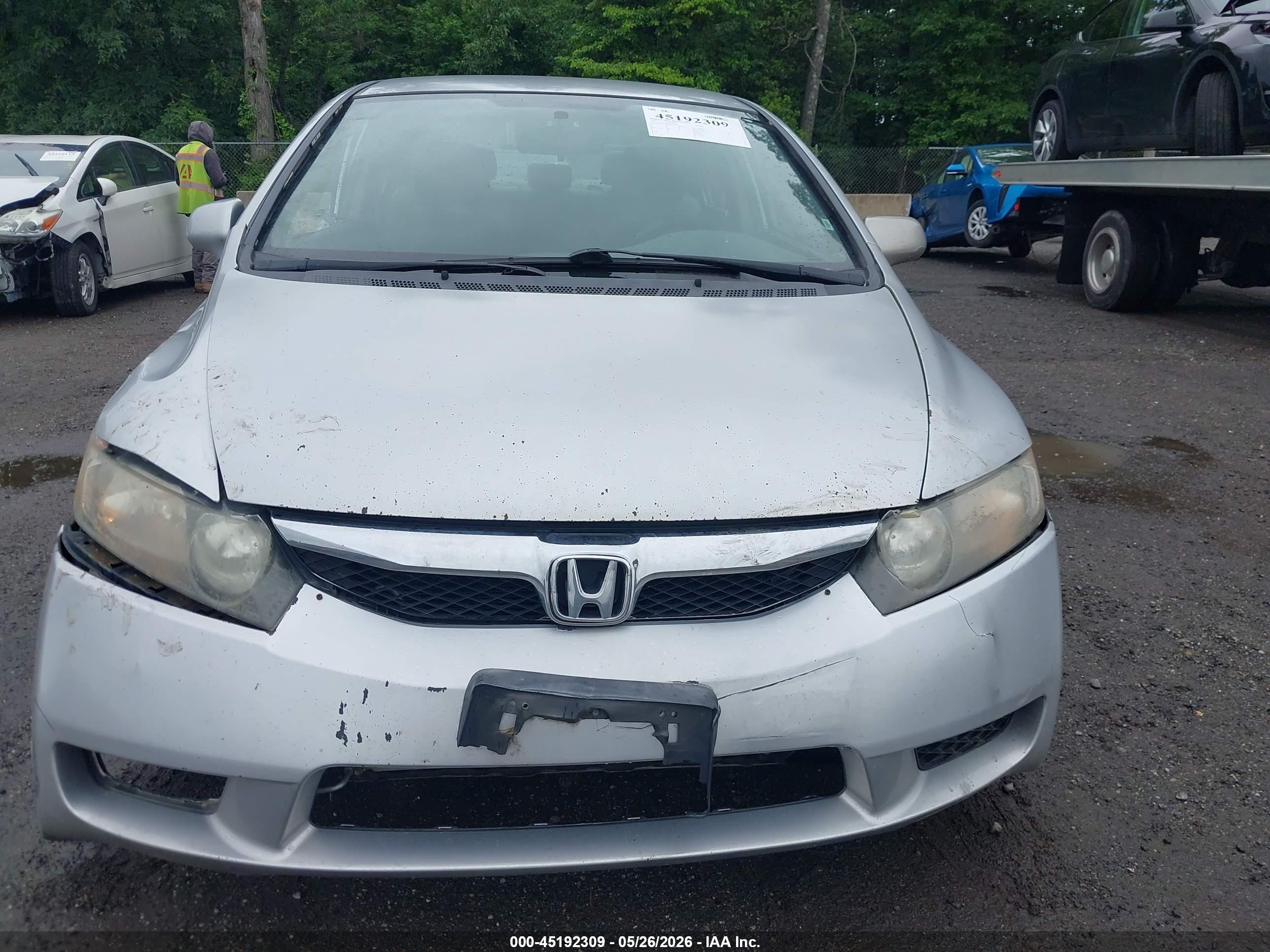 2010 Honda Civic Lx Серебряный vin: 2HGFA1F58AH327454