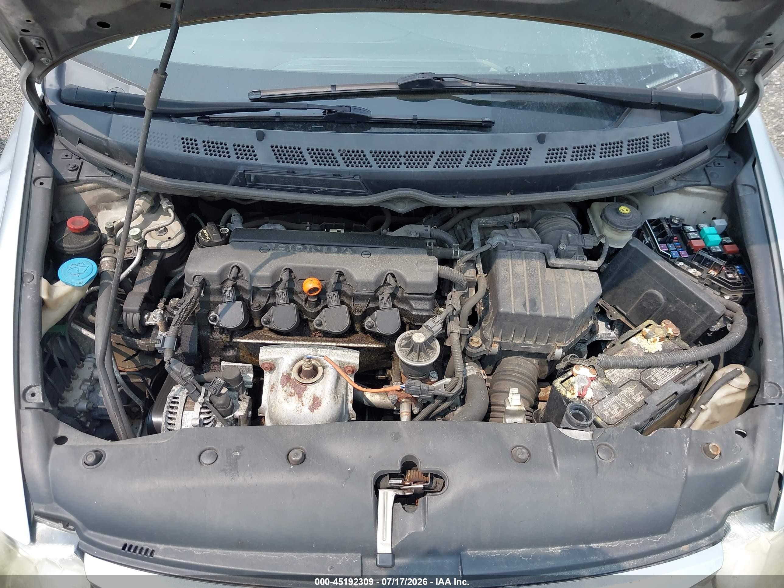 2010 Honda Civic Lx Серебряный vin: 2HGFA1F58AH327454