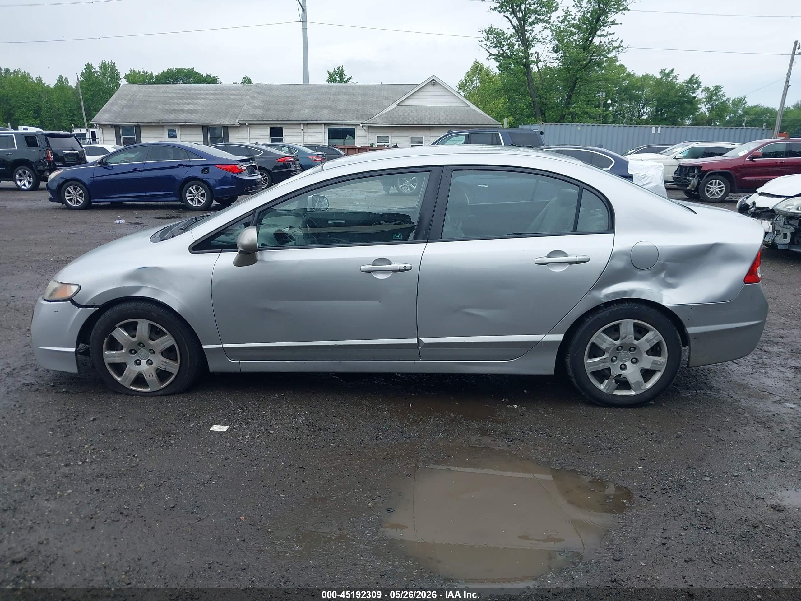 2010 Honda Civic Lx Серебряный vin: 2HGFA1F58AH327454