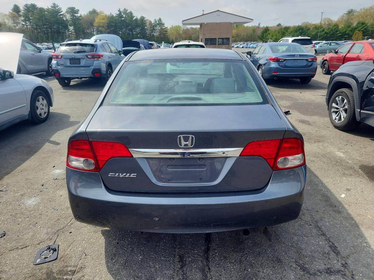 2010 Honda Civic Lx Gray vin: 2HGFA1F58AH329608