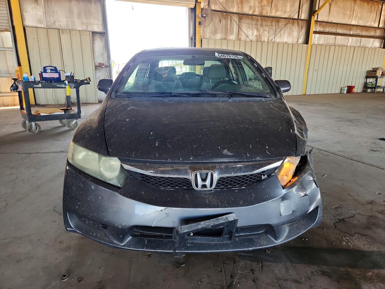 2010 Honda Civic Lx Gray vin: 2HGFA1F58AH329947