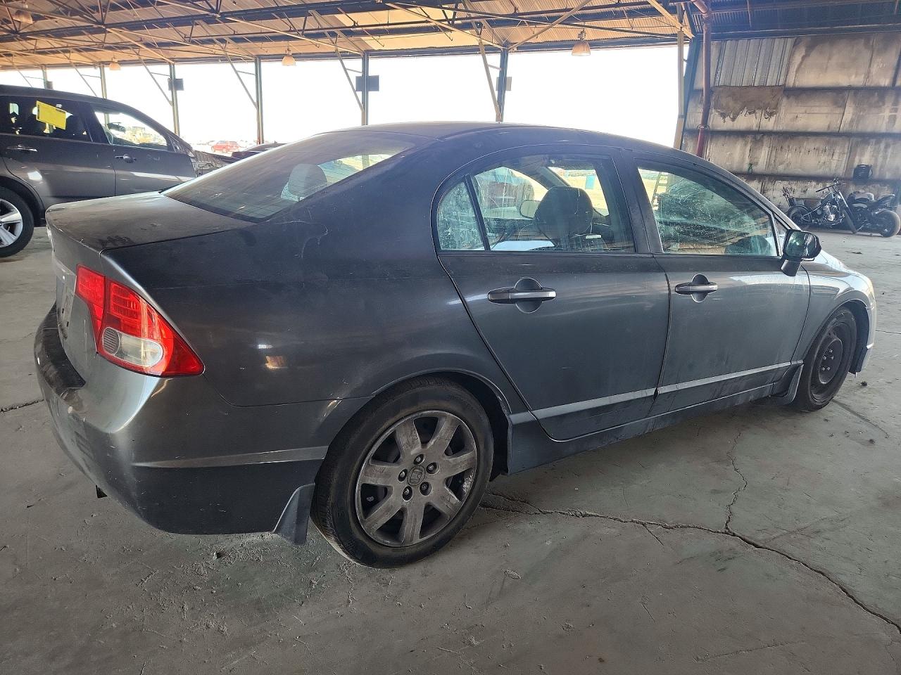 2010 Honda Civic Lx Gray vin: 2HGFA1F58AH329947