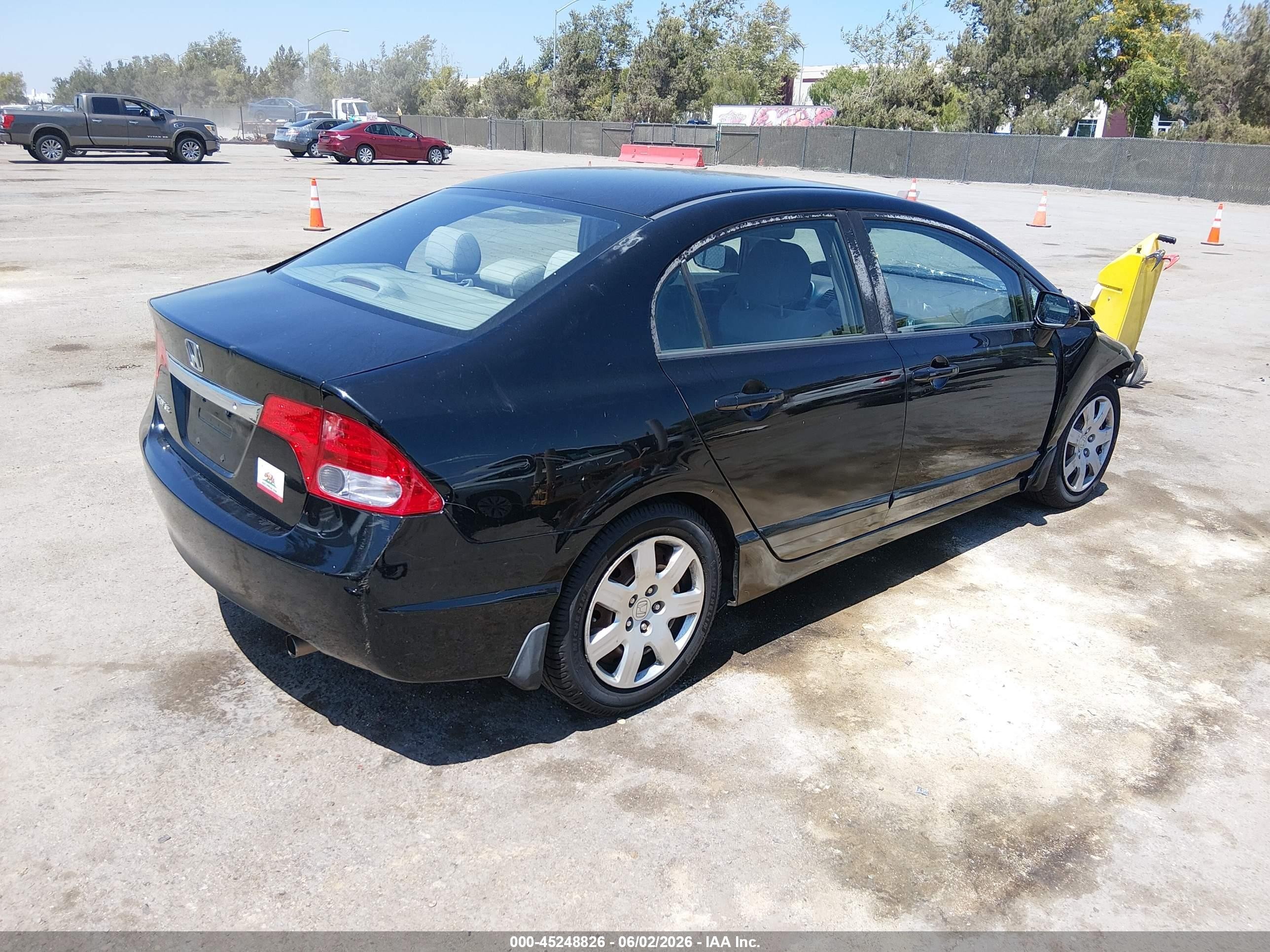 2010 Honda Civic Lx Черный vin: 2HGFA1F58AH331987
