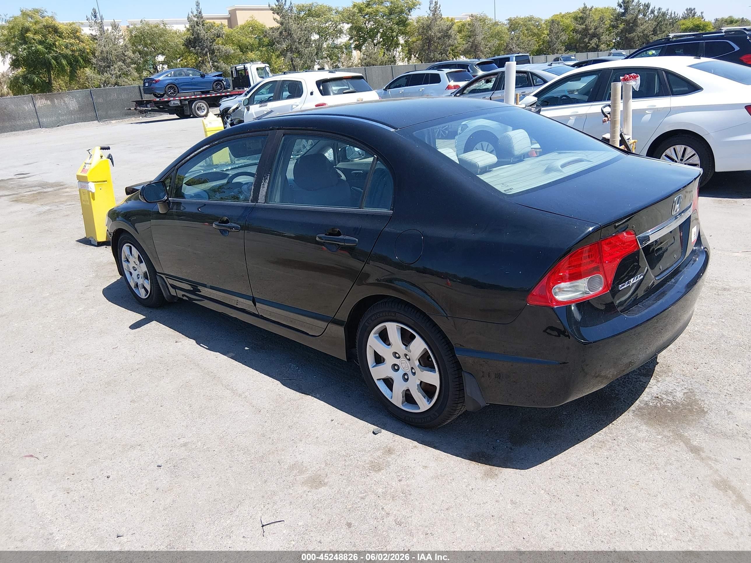 2010 Honda Civic Lx Черный vin: 2HGFA1F58AH331987